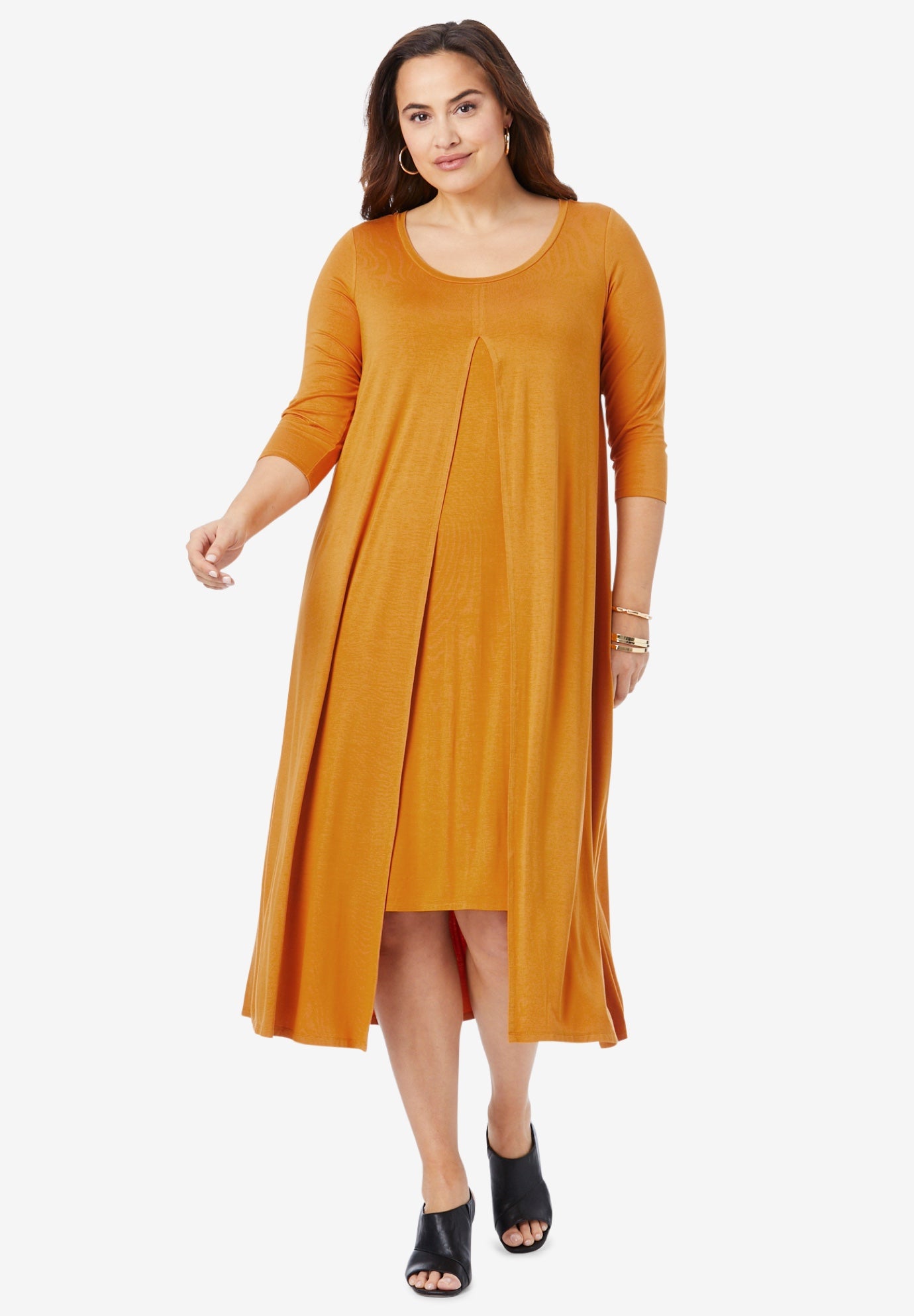 Double Layered Dress Woman Within