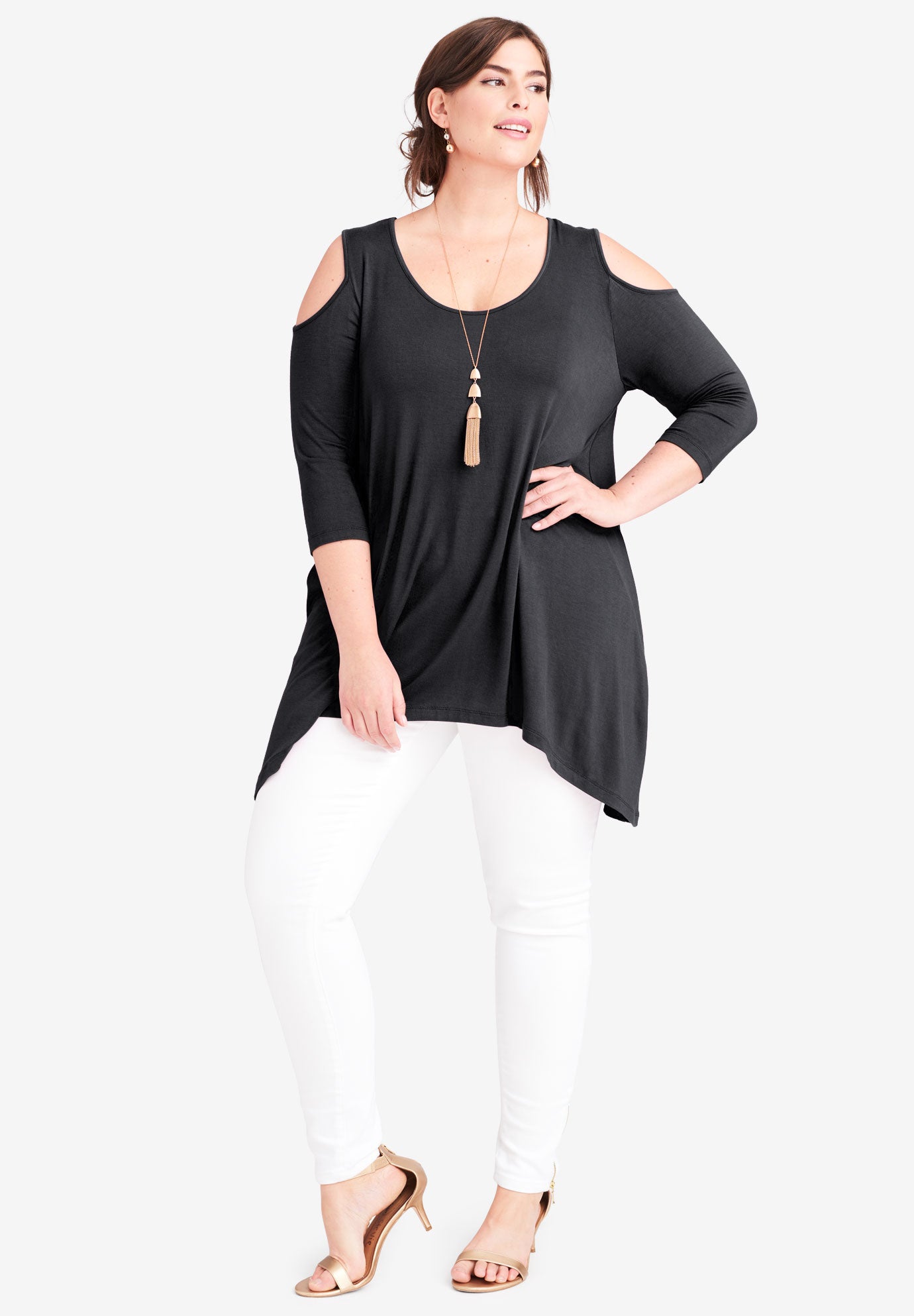 Handkerchief Hem Tunic Woman Within