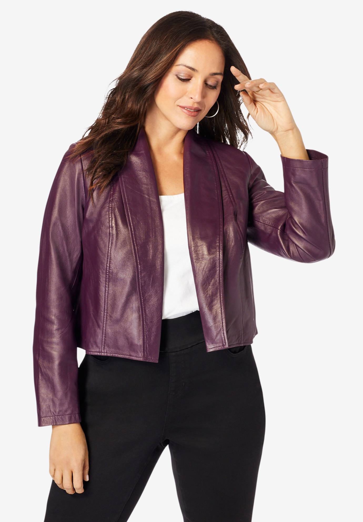 Leather Shrug | Woman Within