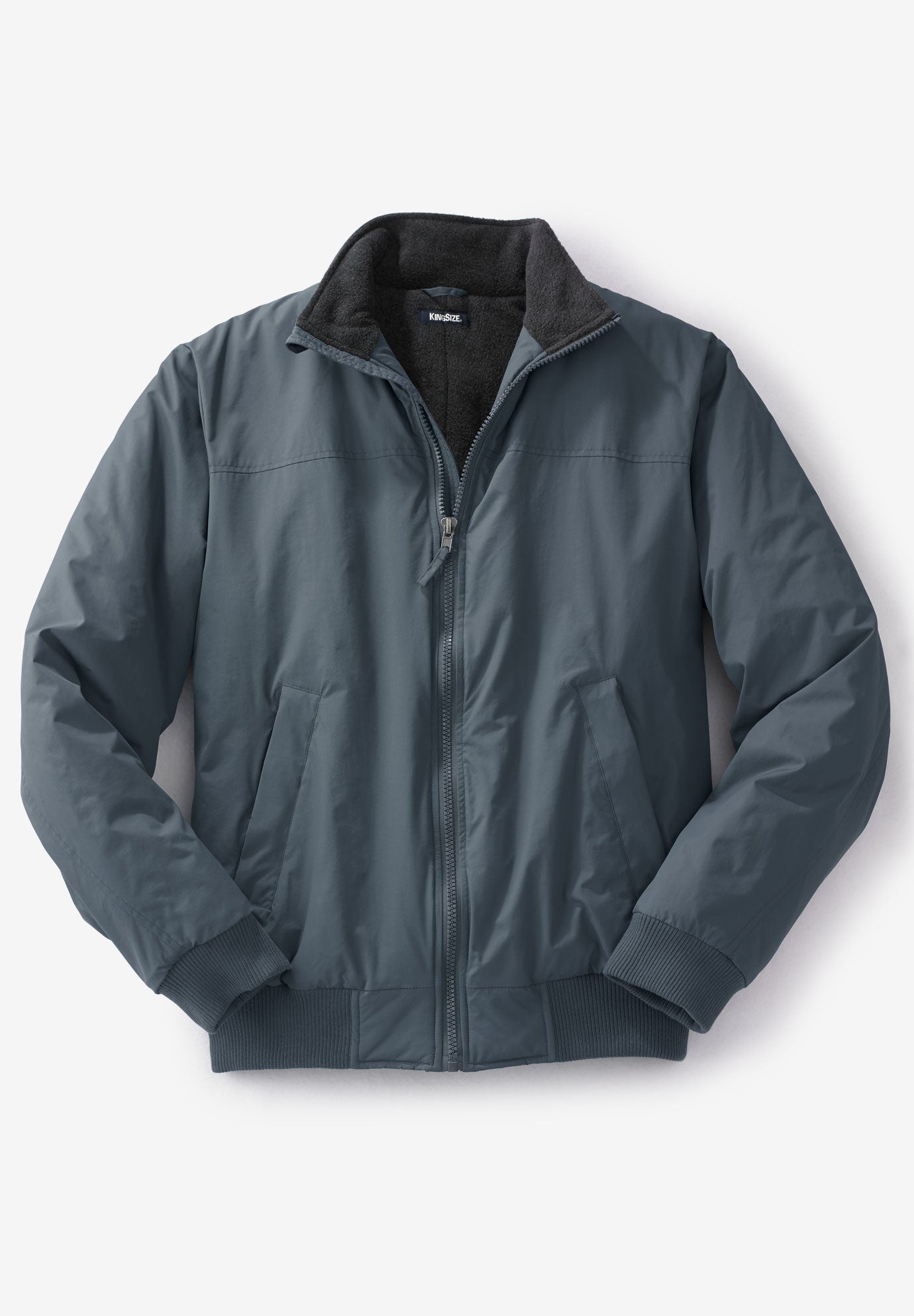 Fleece-Lined Bomber Jacket | Woman Within