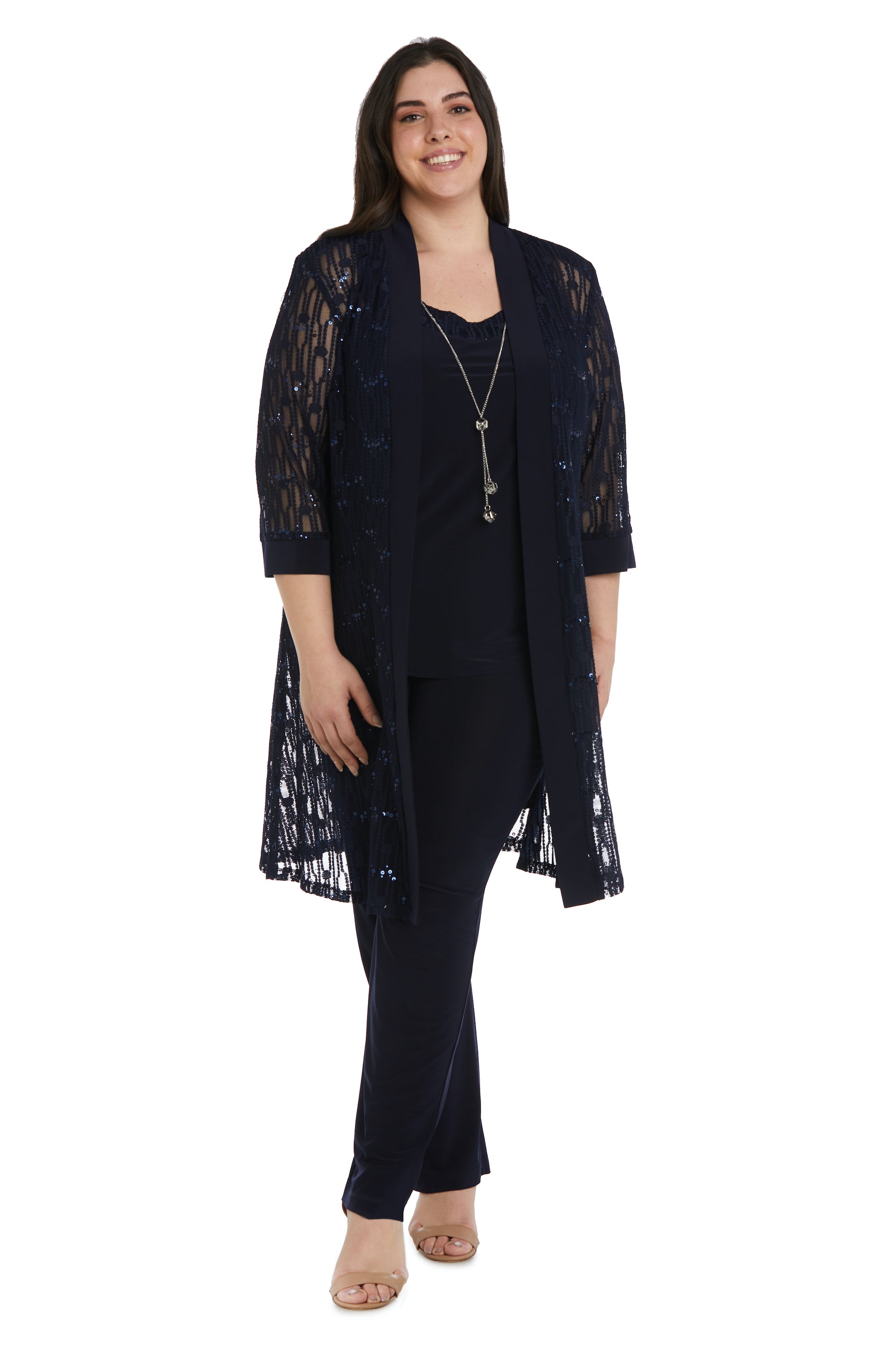 Three-Piece Duster and Pantsuit Set - Plus | Woman Within