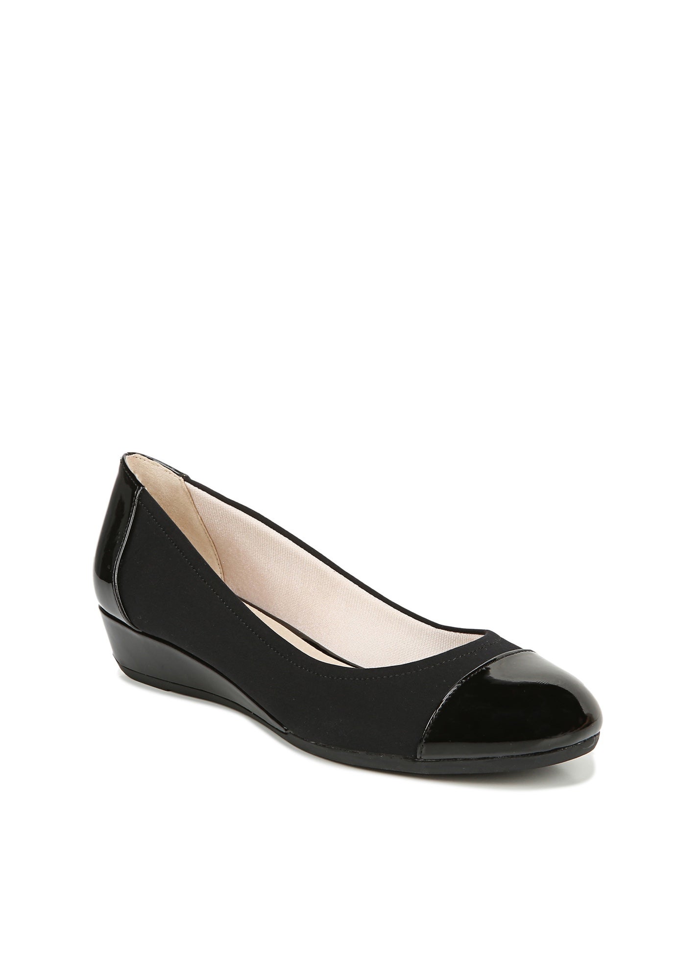 lifestride black wedges