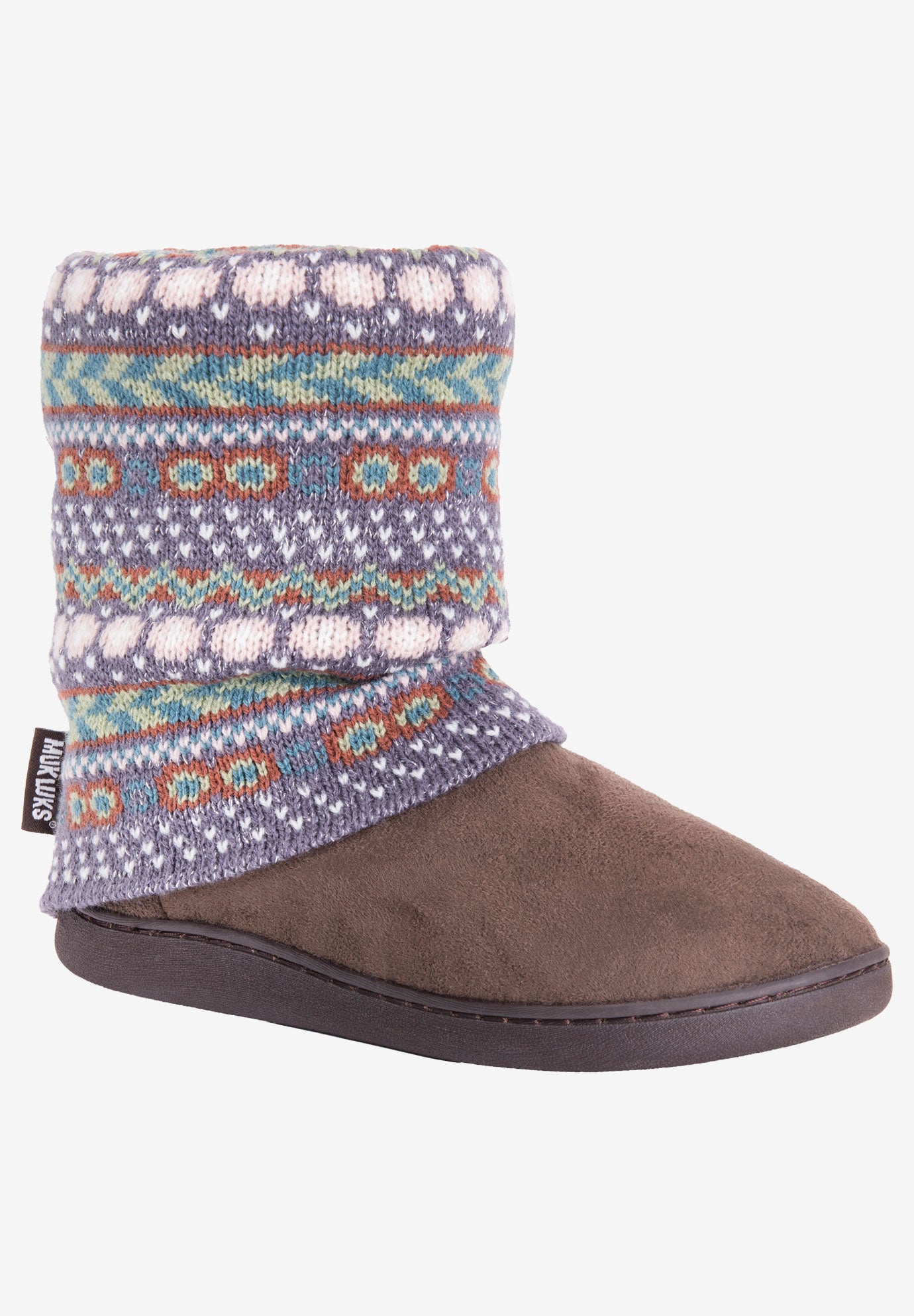 Raquel Slipper by Muk Luks Plus Size Slippers Woman Within