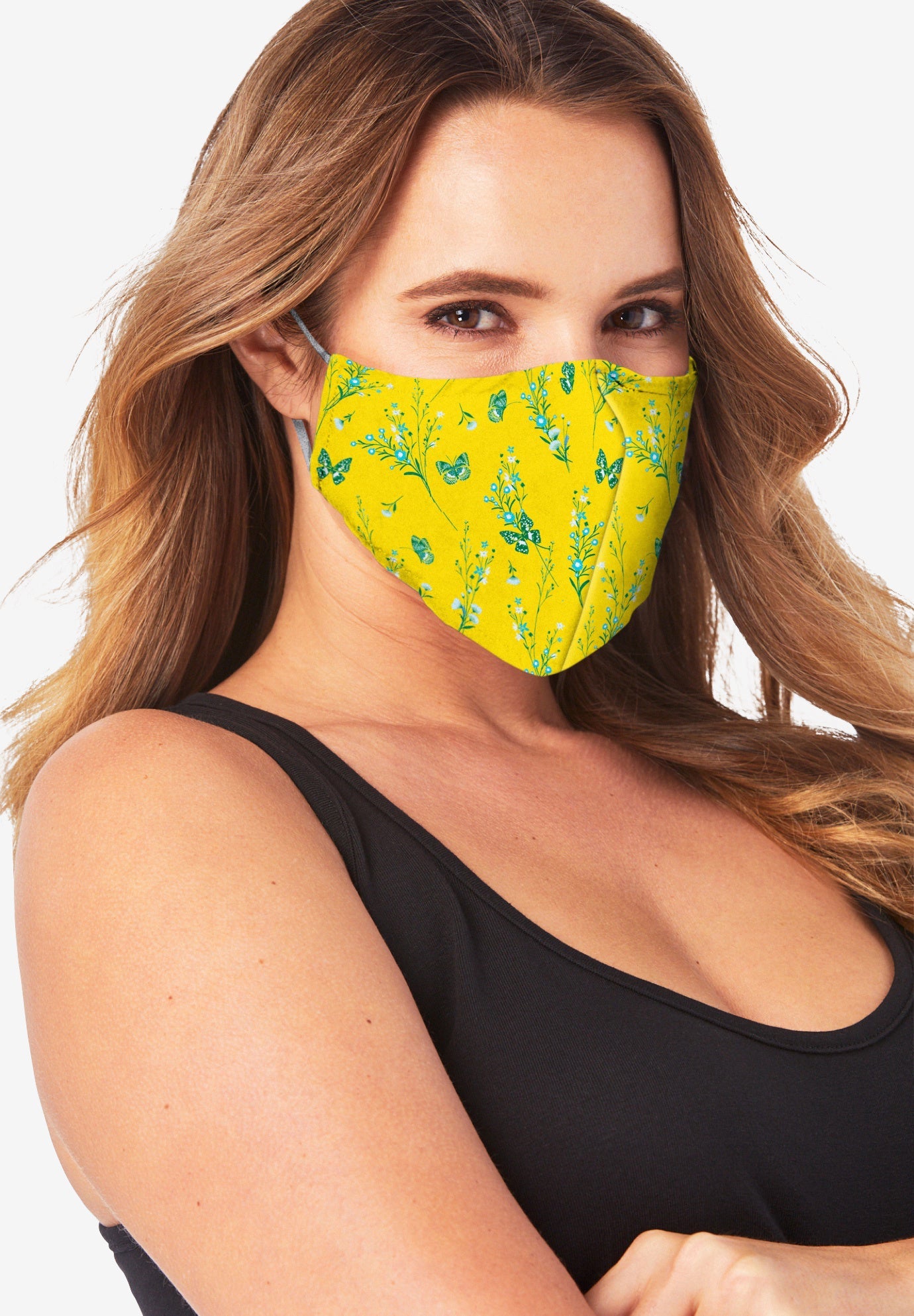 Women's TwoLayer Reusable Face Mask Woman Within