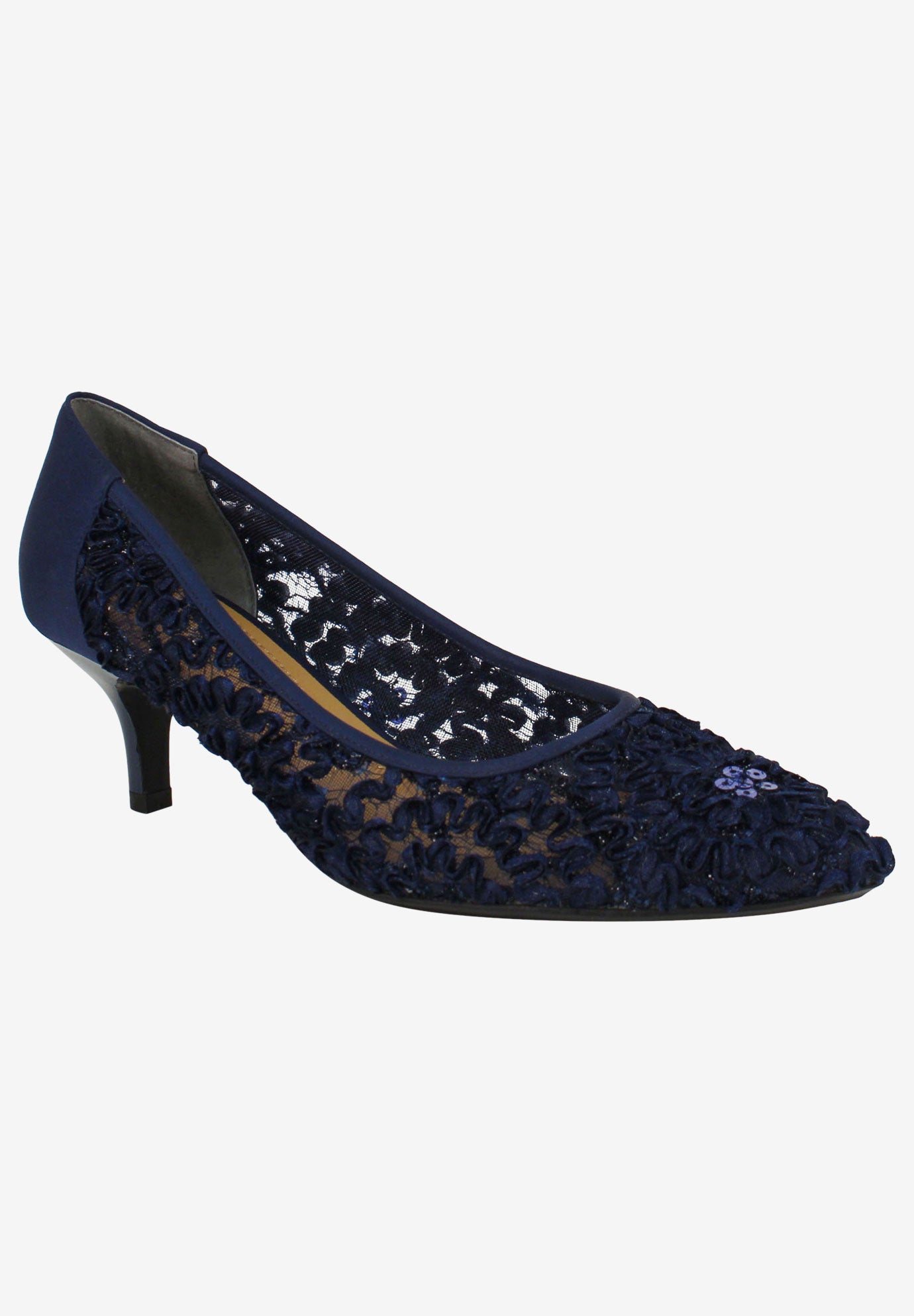 j renee navy blue dress shoes