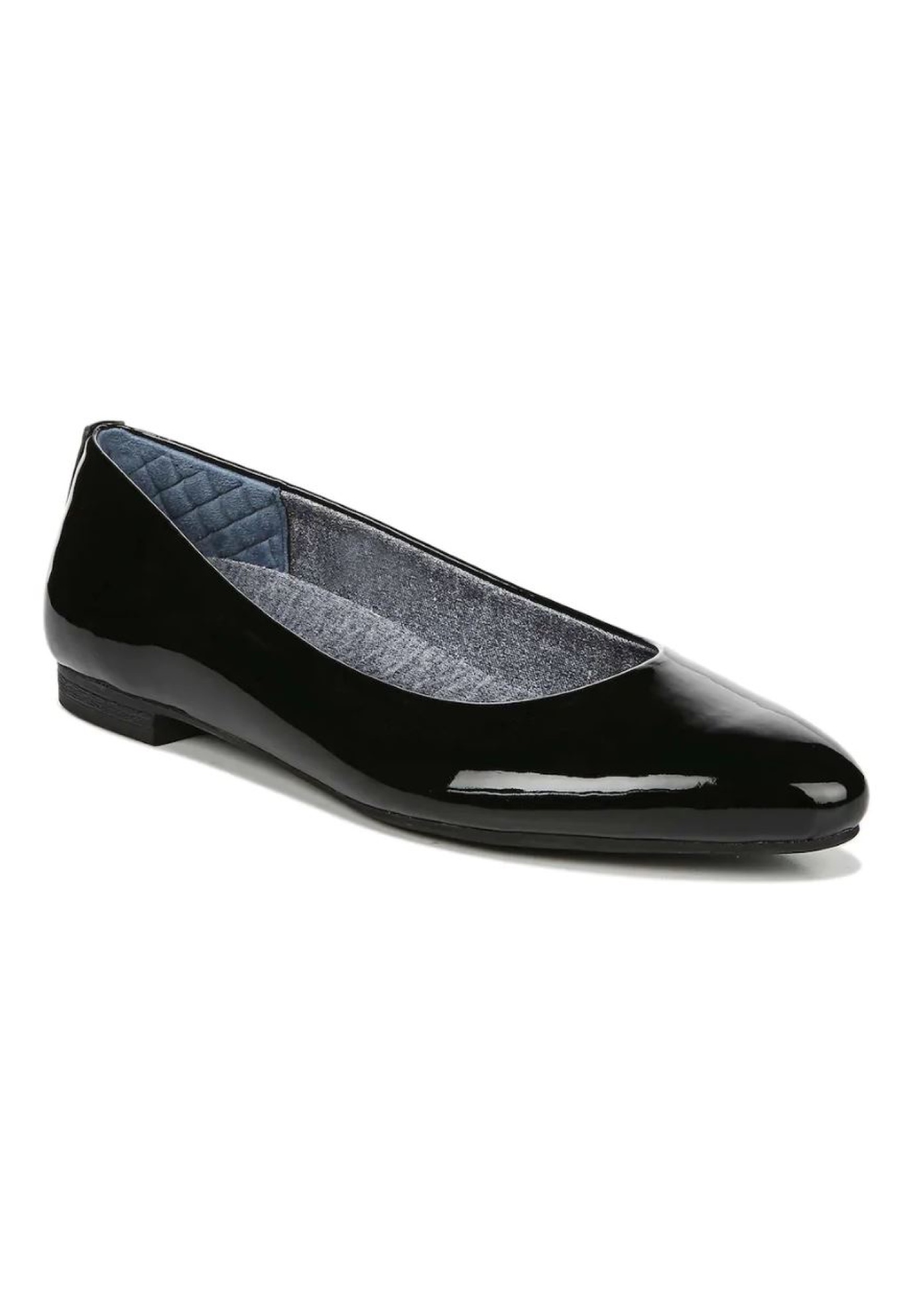 dr scholl's black patent leather flats