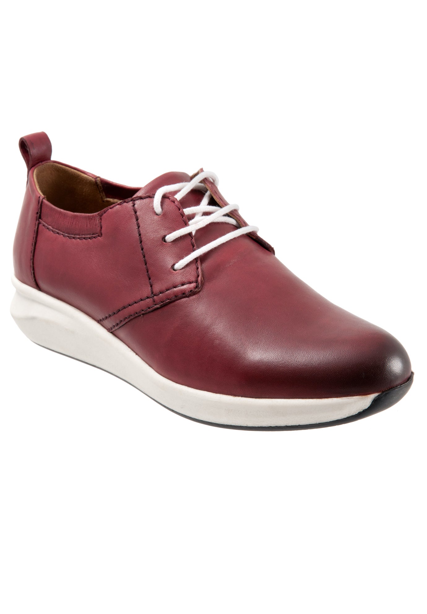 Leather Inez Sneaker - Chukka-Inspired Shoes, 4417560 | Woman Within