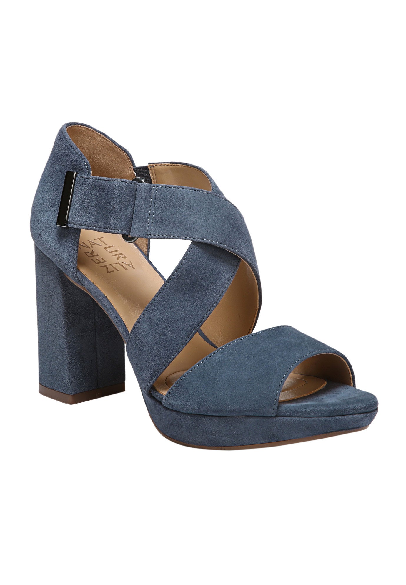 naturalizer blue heels