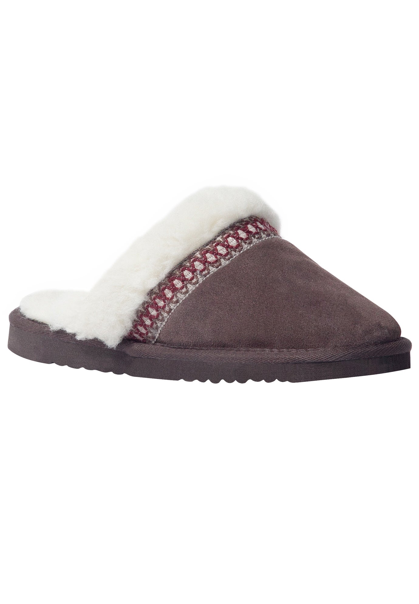 Dawn Suede Scuff Slipper by Muk Luks® Woman Within