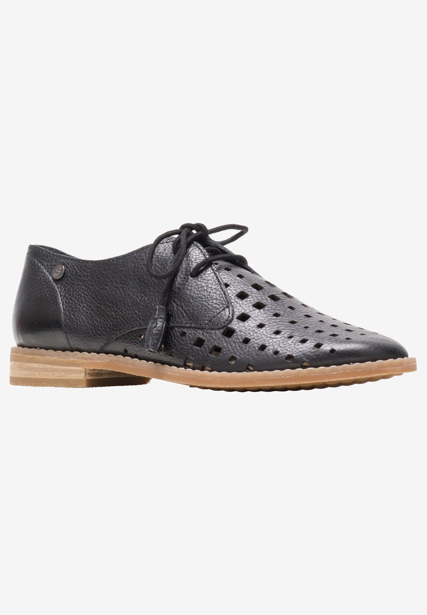 Chardon Perf Oxford Flats By Hush Puppies Plus Size Flats