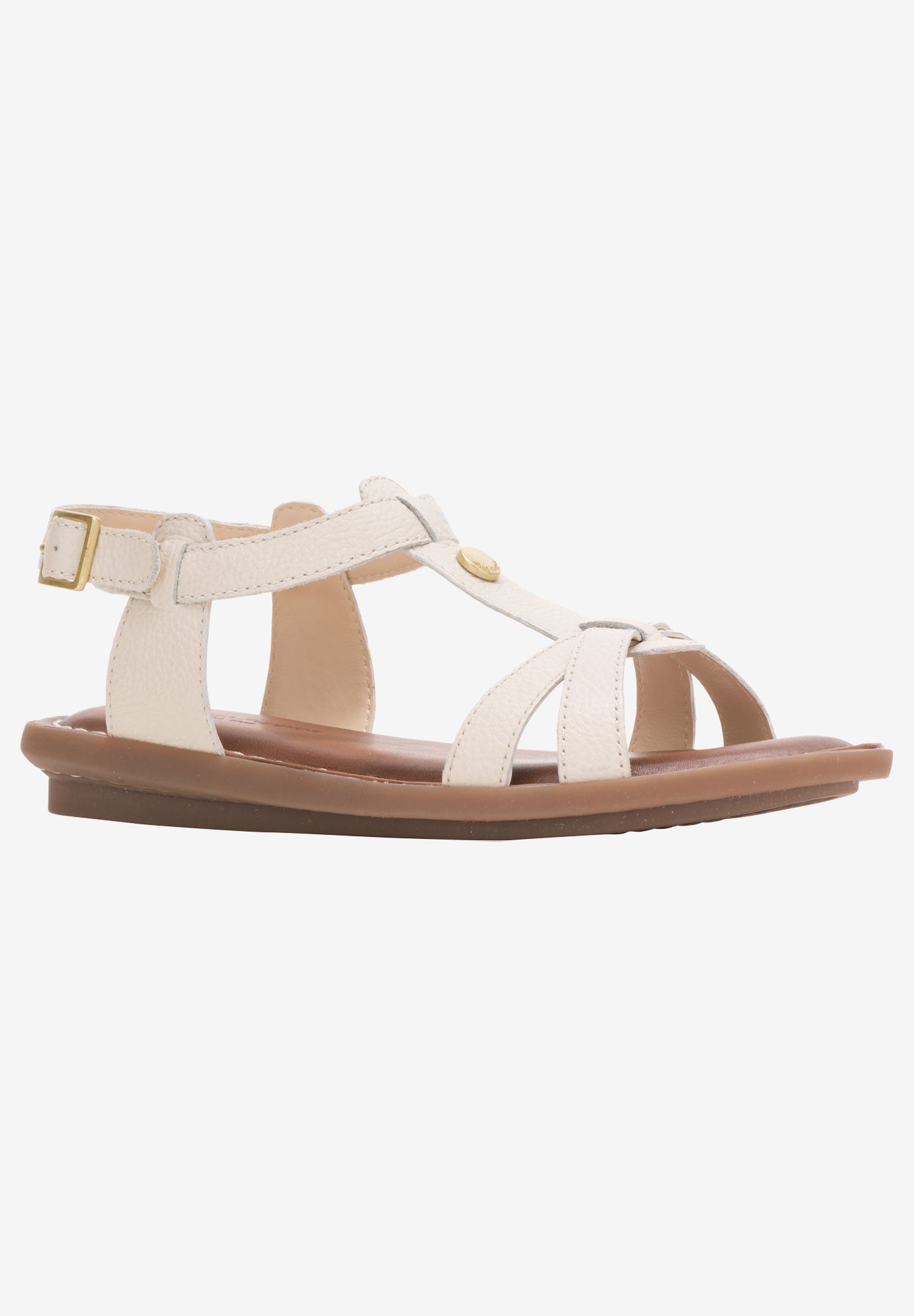 Olive T Strap Sandal By Hush Puppies Plus Size Casual Sandals