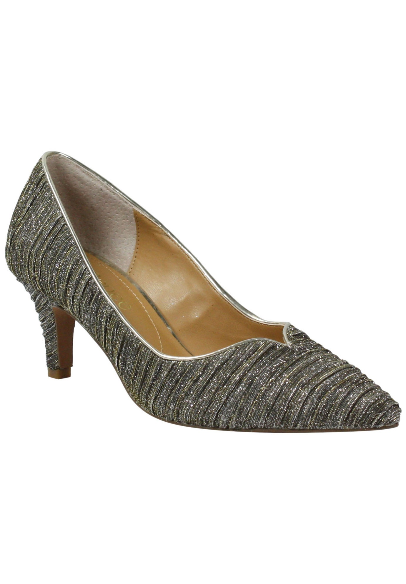 j renee gold pumps