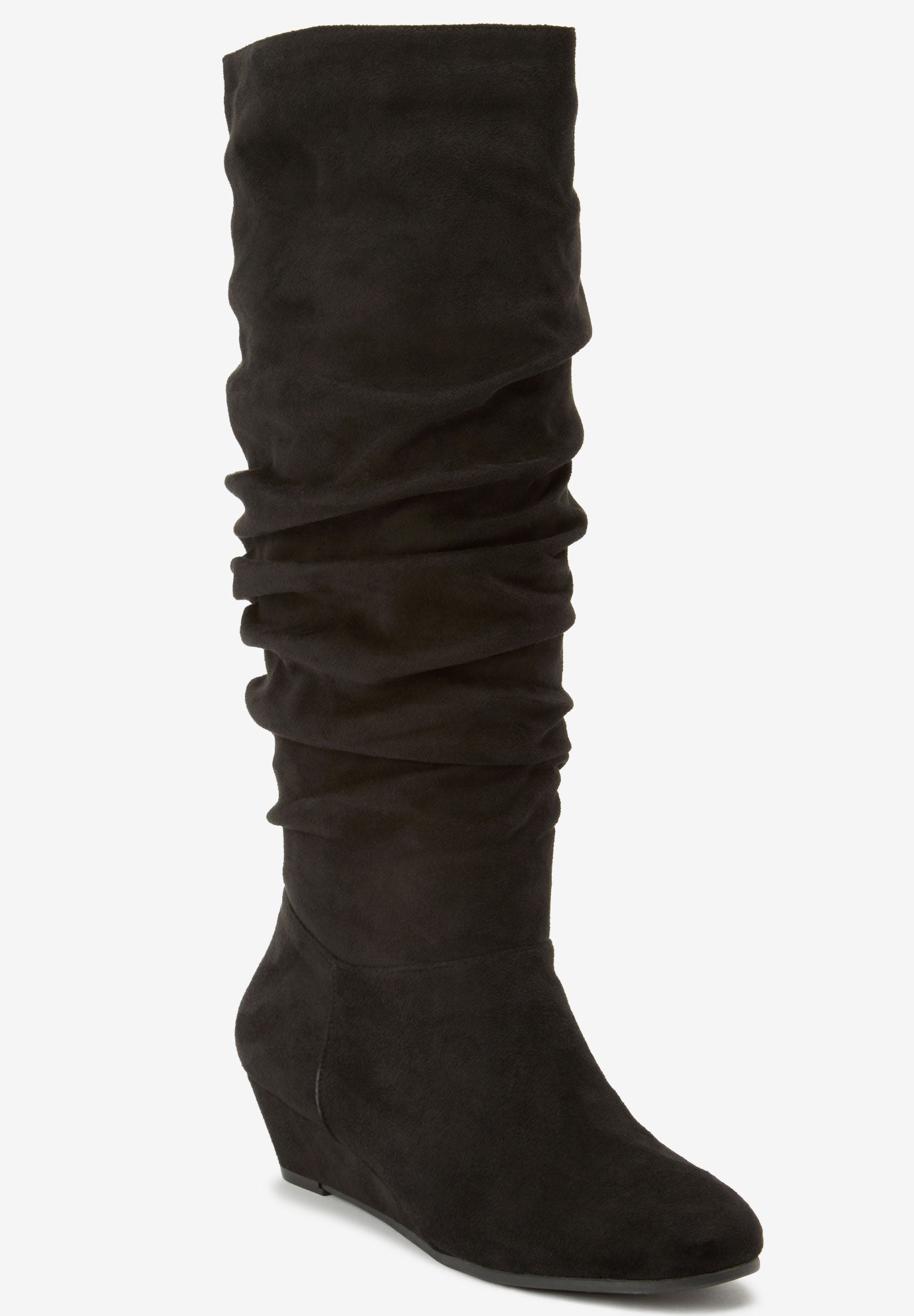 woman within wide calf boots