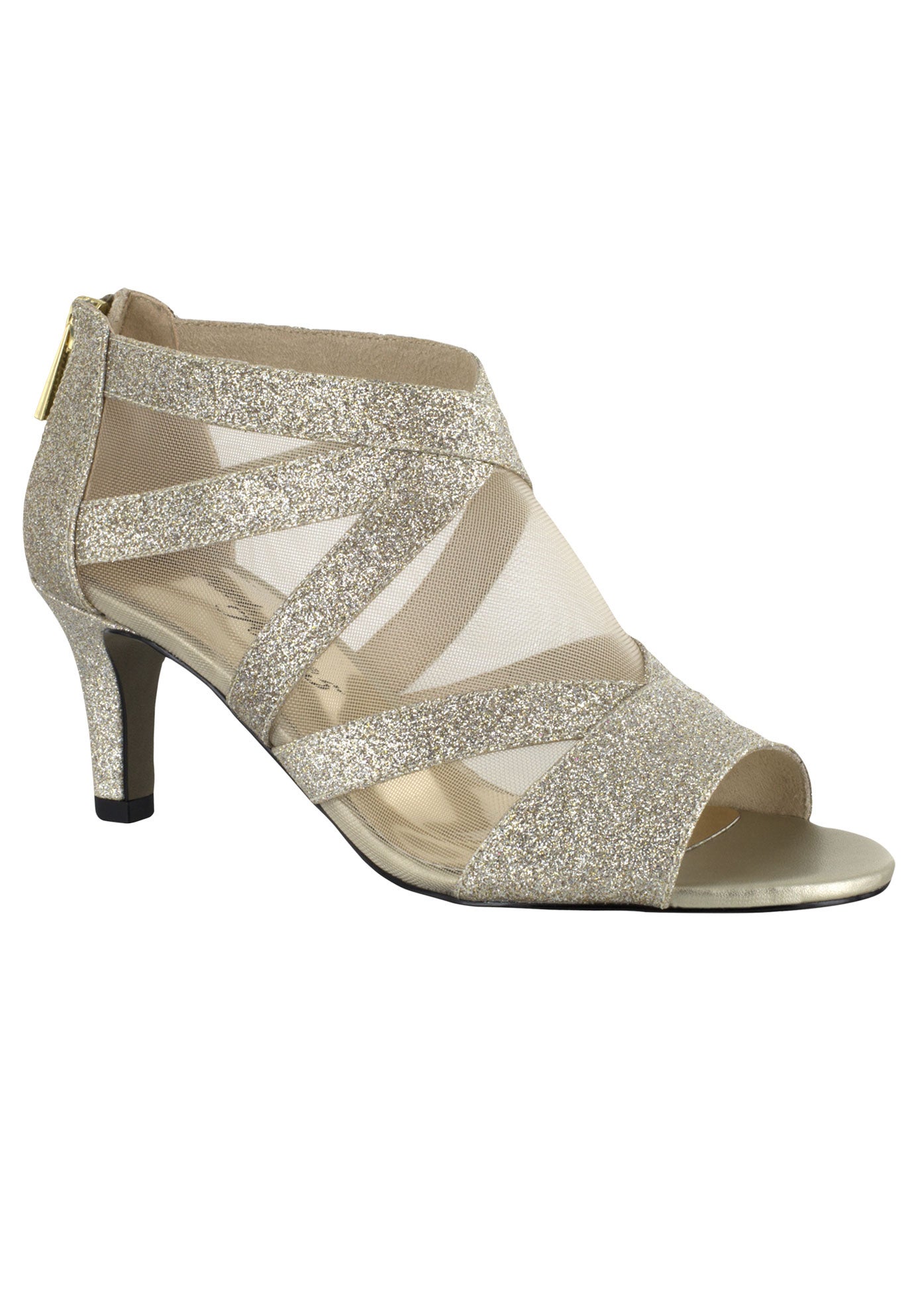 easy street gold shoes