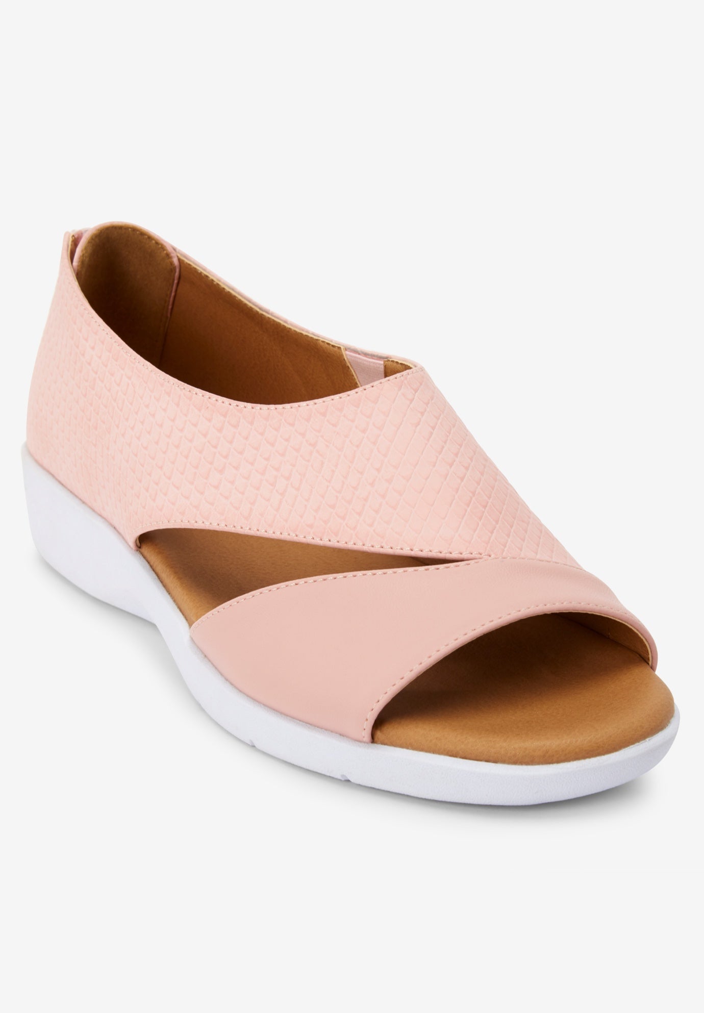 wide width leather sandals