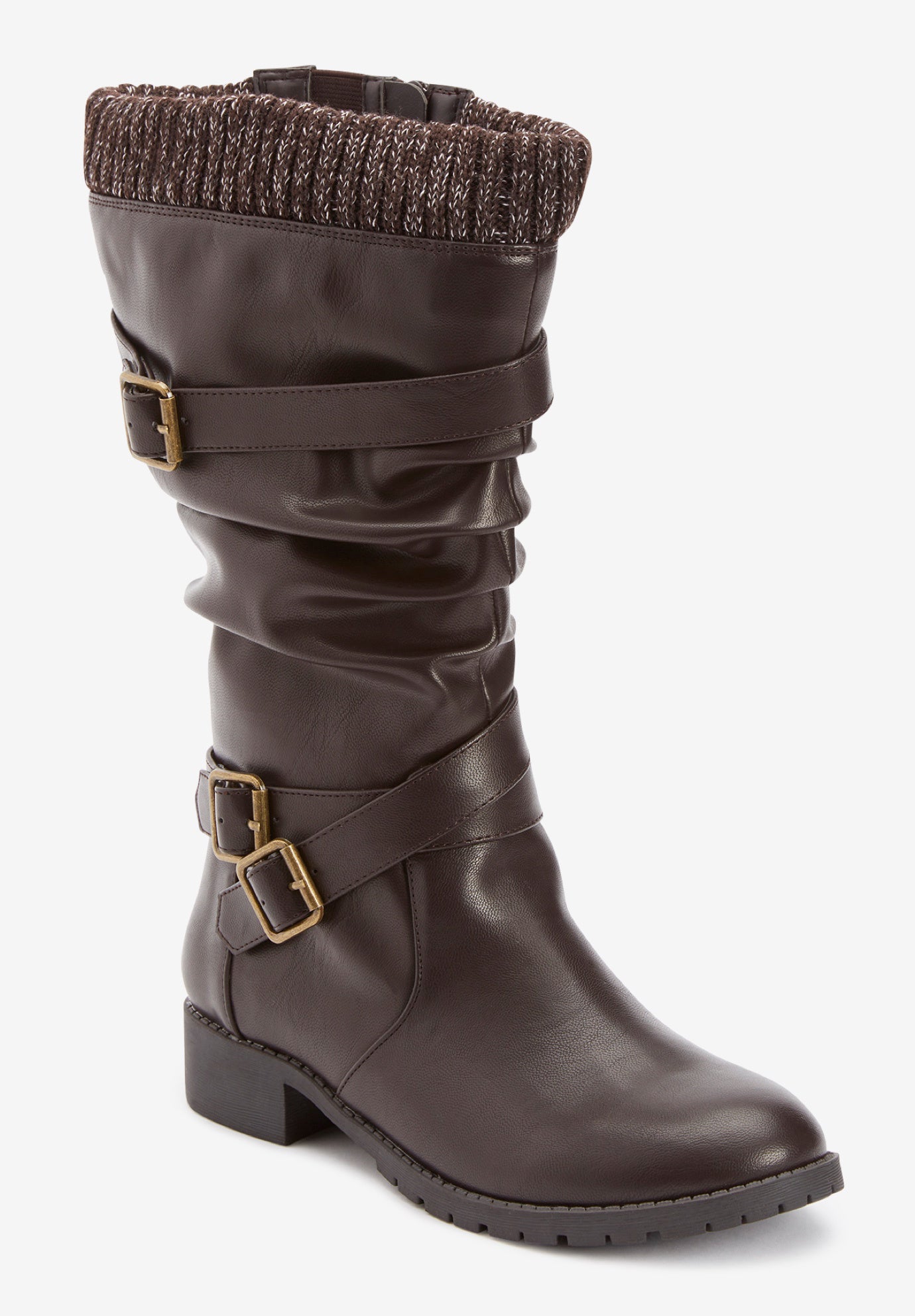 woman within snow boots
