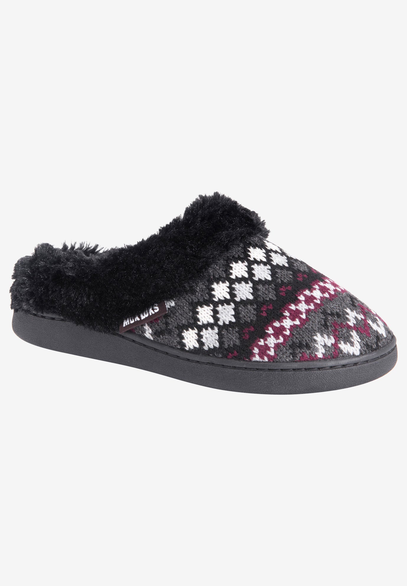 Suzanne Clog Slipper by Muk Luks Plus Size Slippers Woman Within