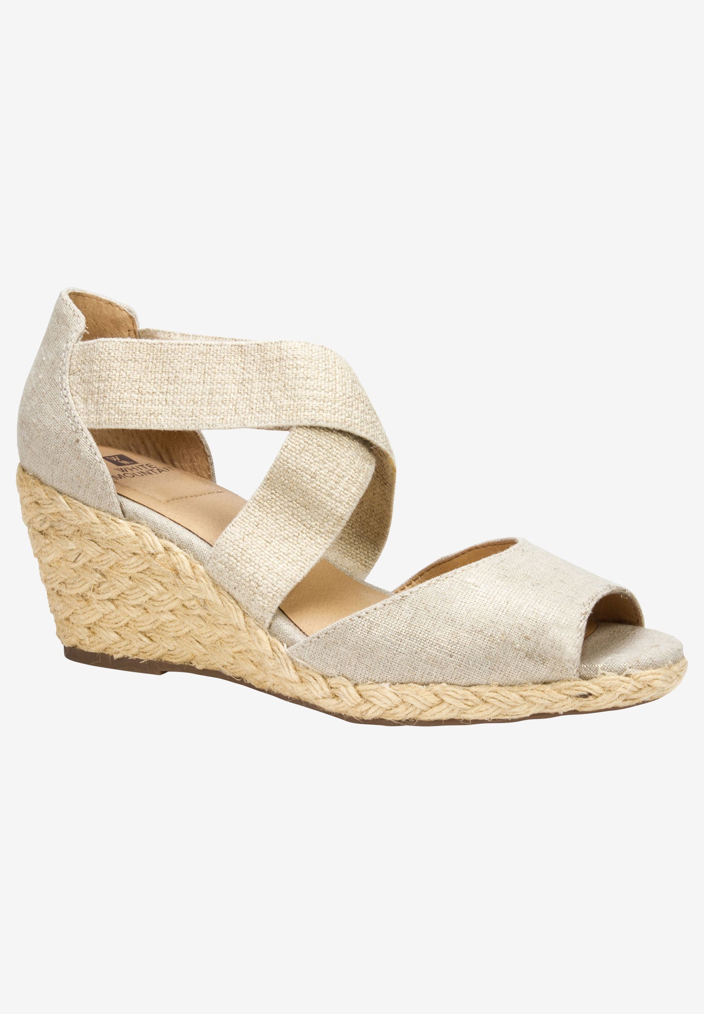 white mountain wedges
