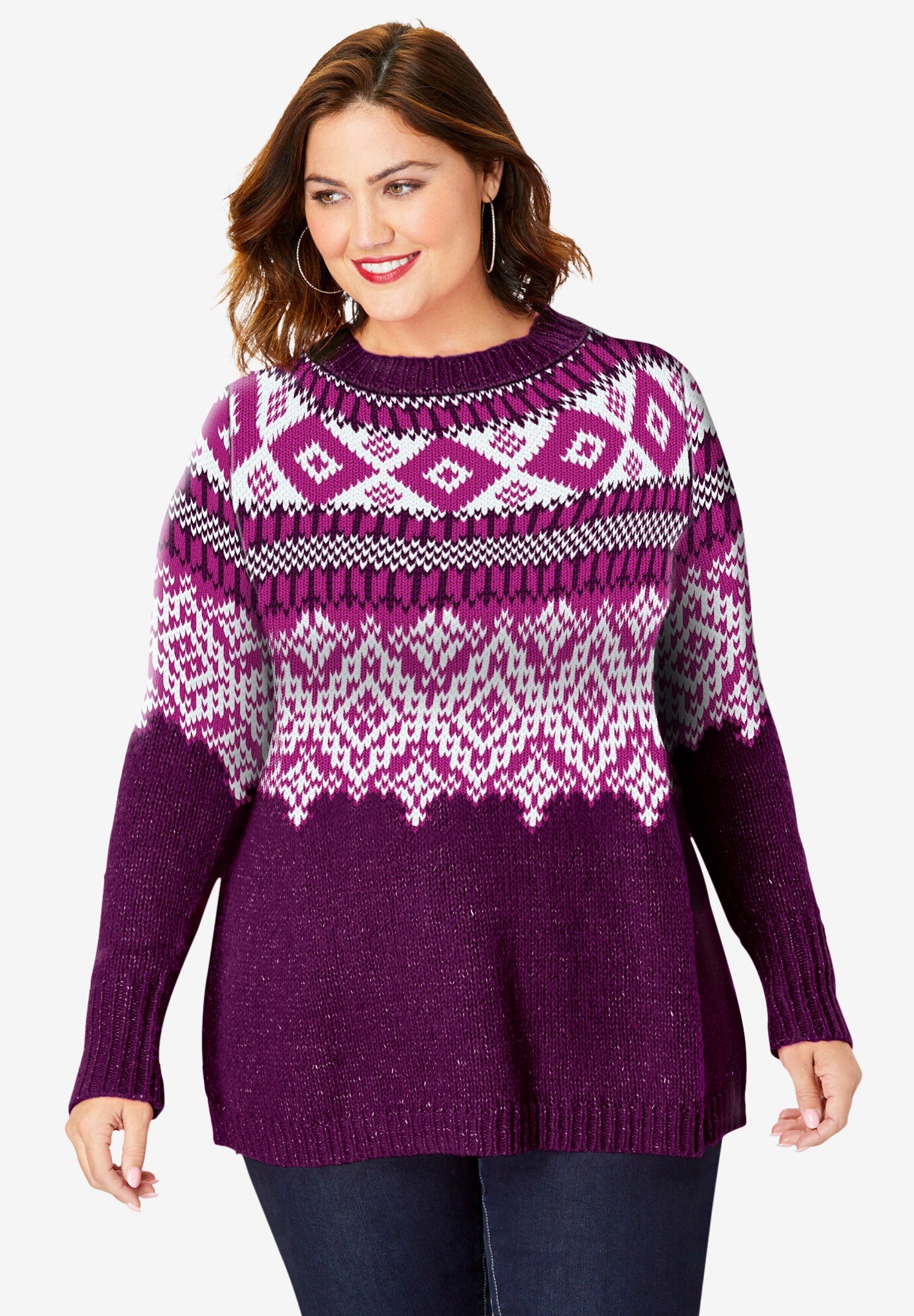 la ligne fair isle sweater