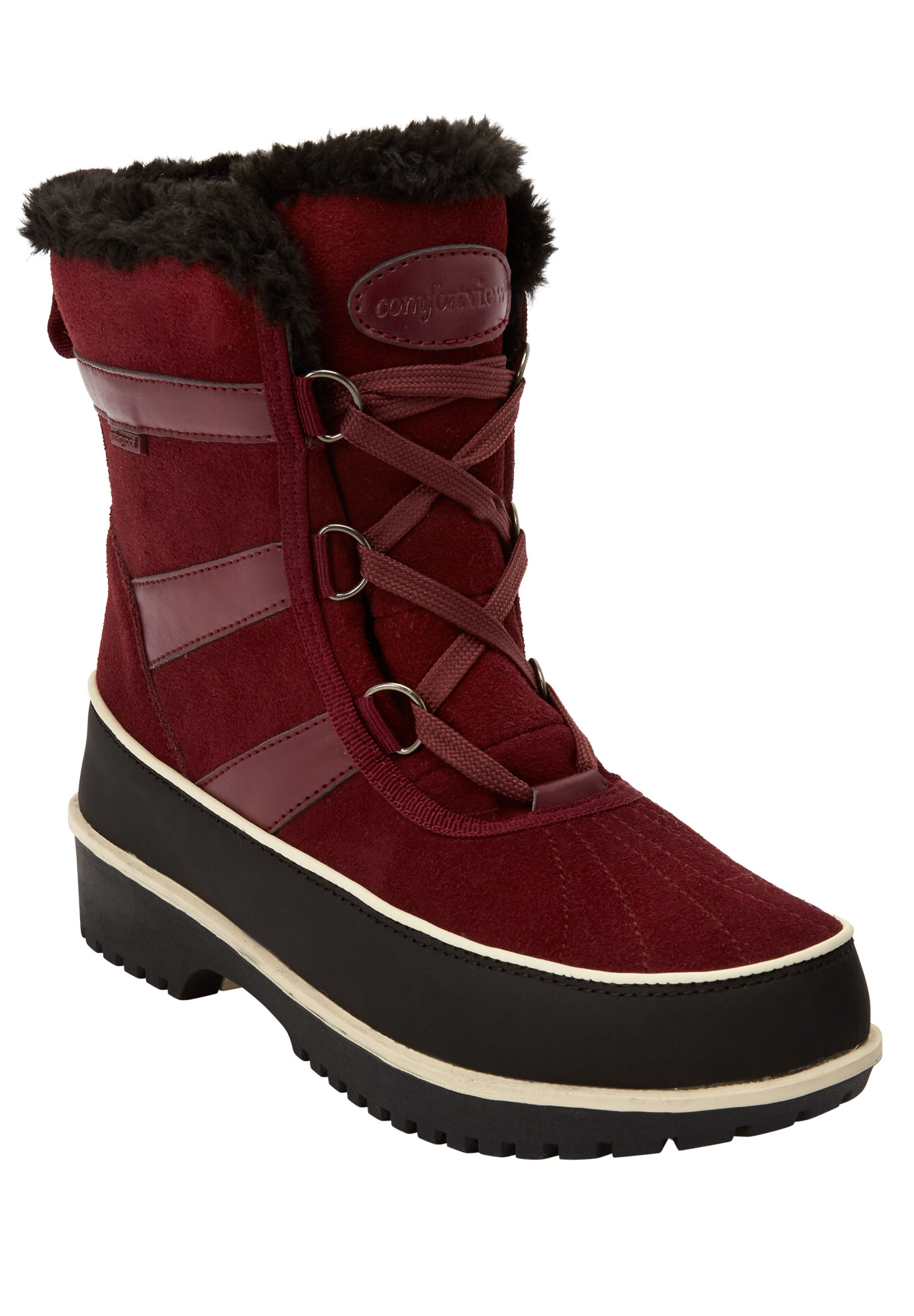 The Brienne Waterproof Boot by Comfortview®| Plus Size Winter Boots ...