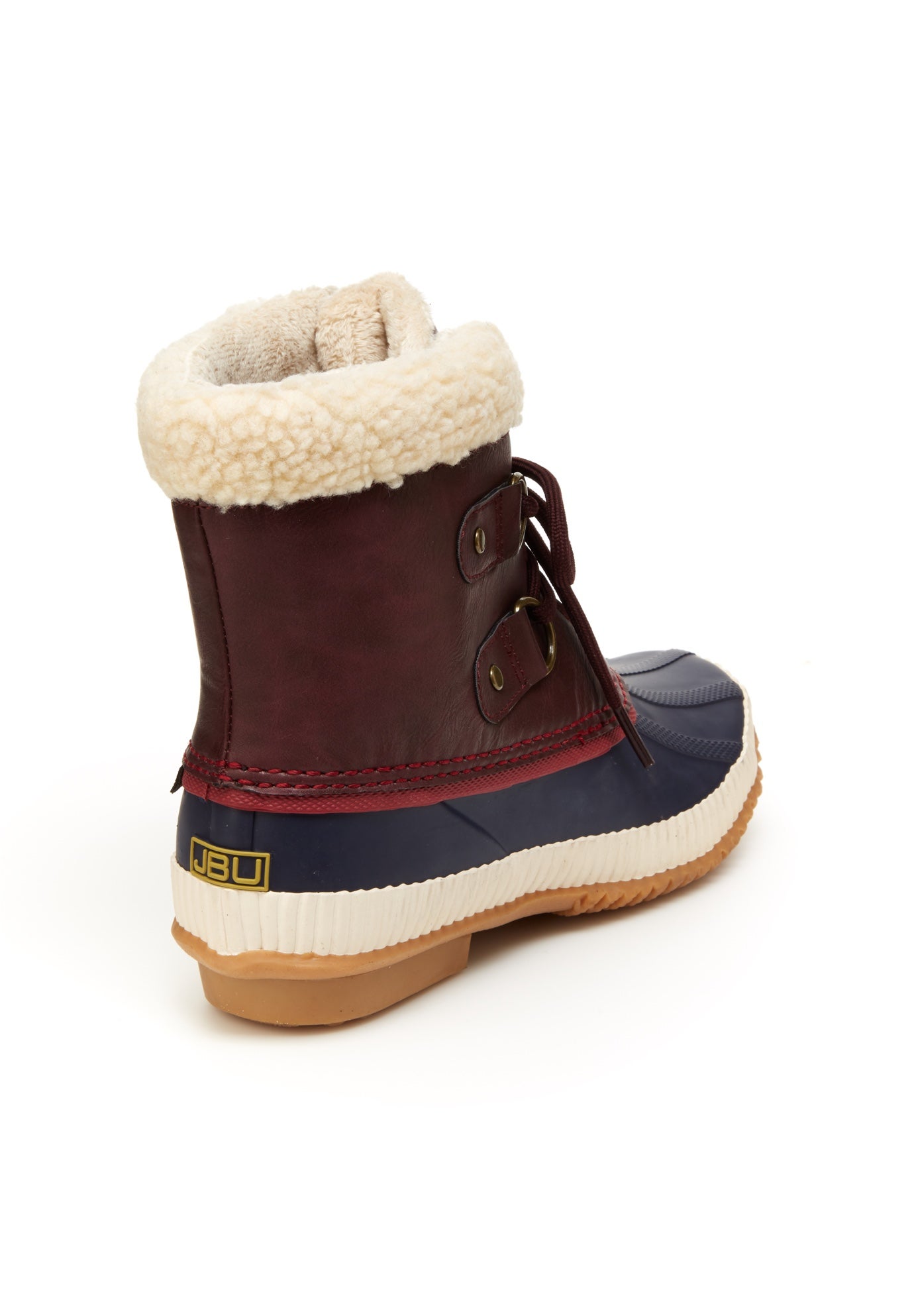 jbu by jambu cleveland waterproof faux shearling lined duck boot