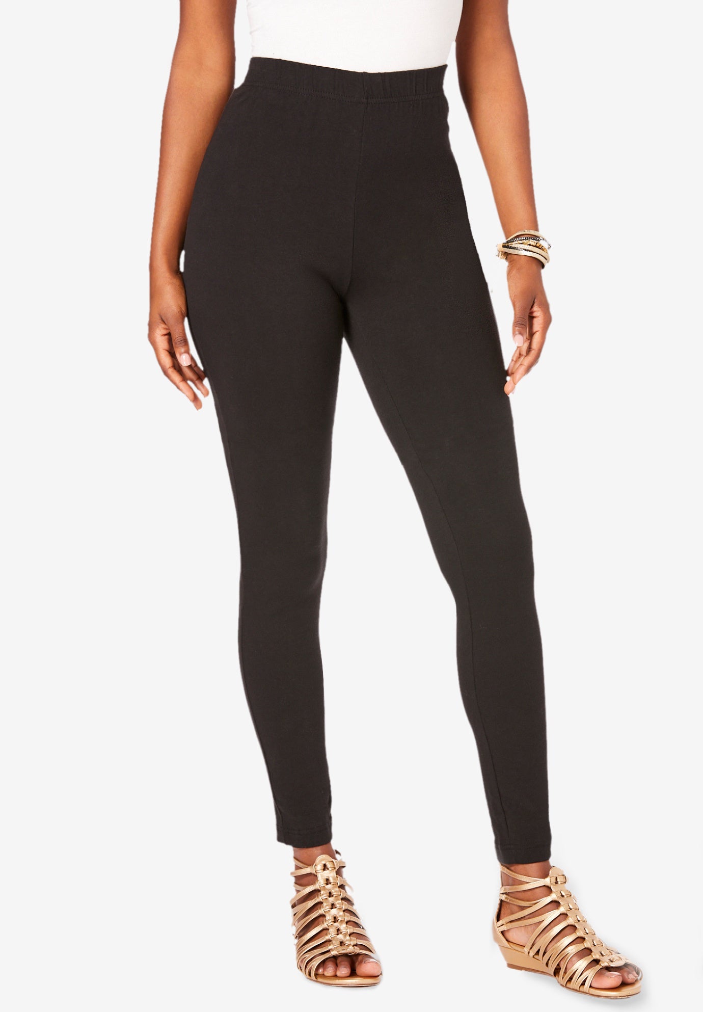 AnkleLength Essential Stretch Legging Woman Within