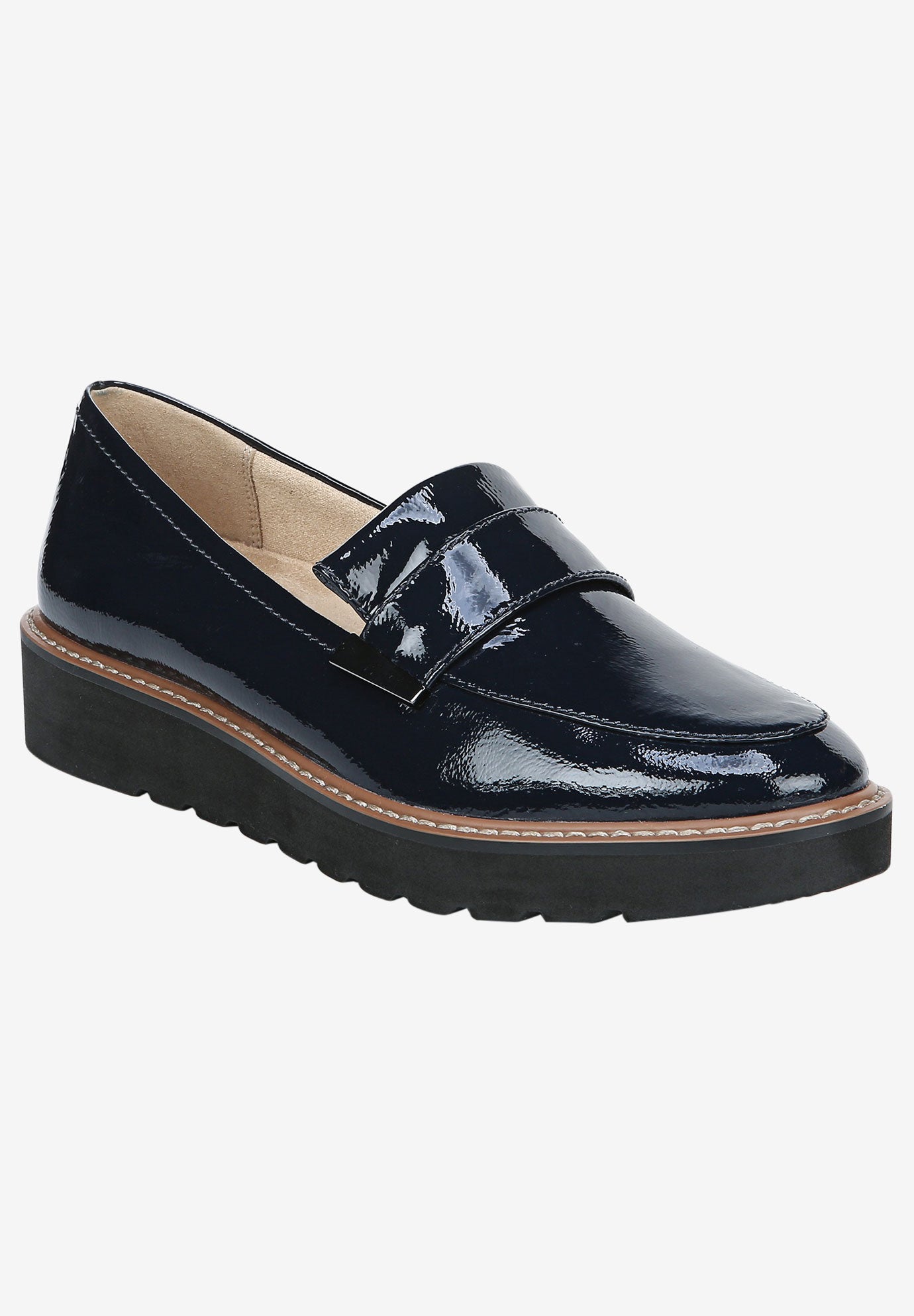 naturalizer navy loafers