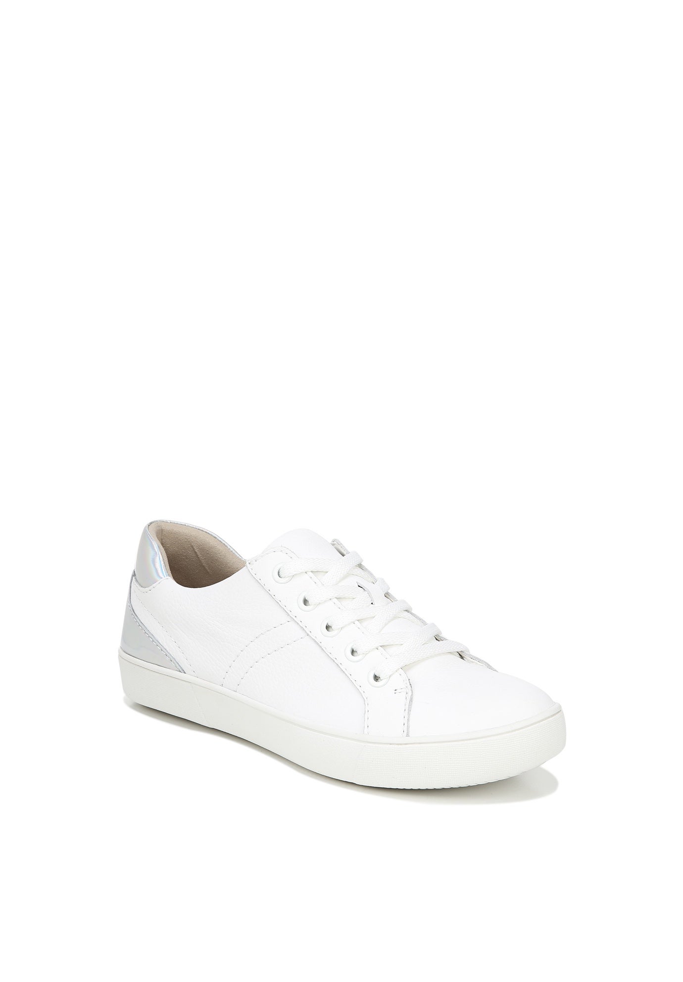 naturalizer white leather sneakers