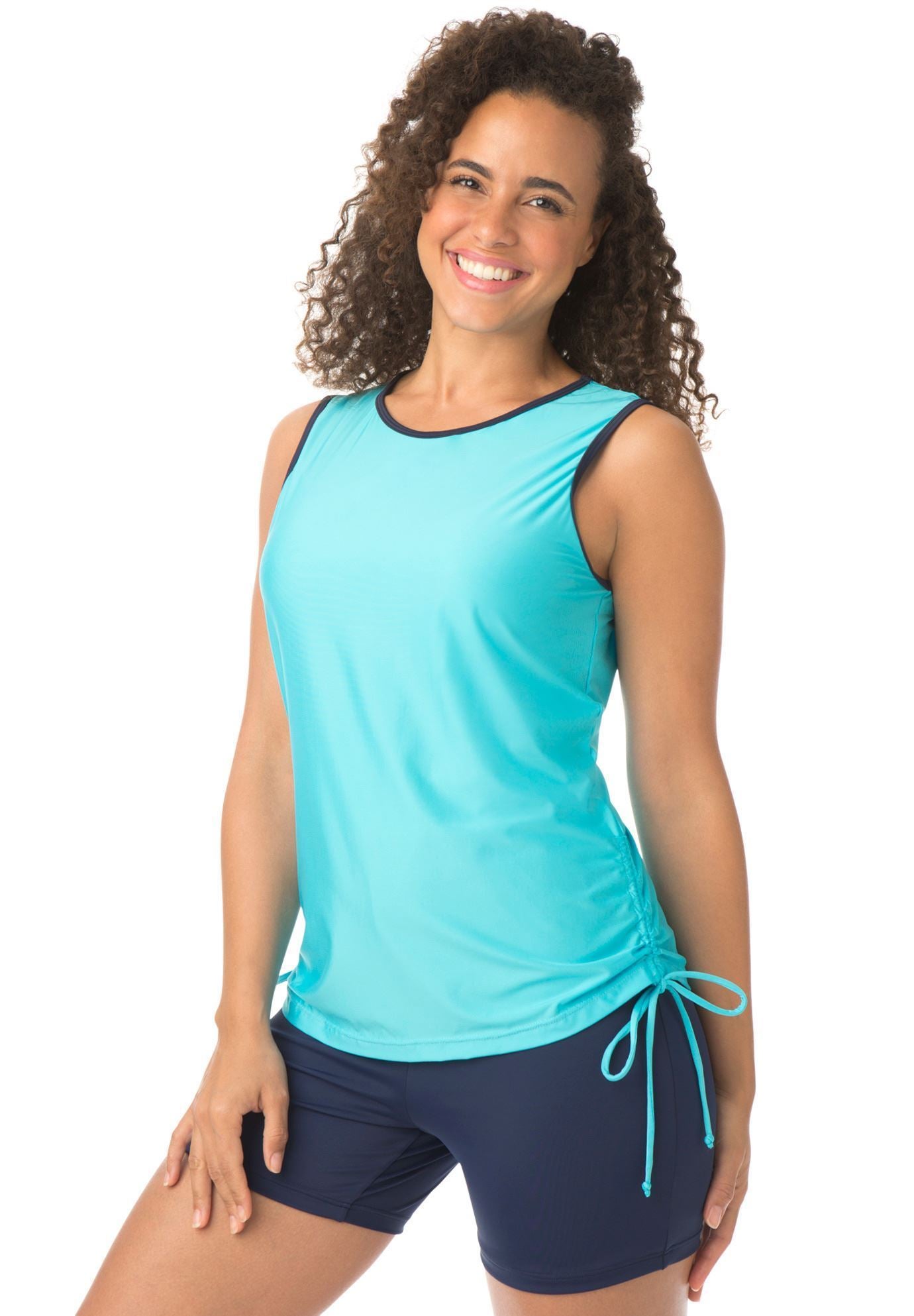 Swim Tank Coverup Plus Size Swim Woman Within