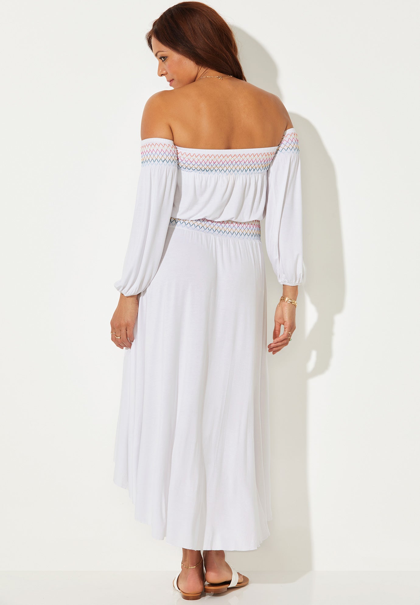 Elle Off the Shoulder Dress Cover Up Woman Within