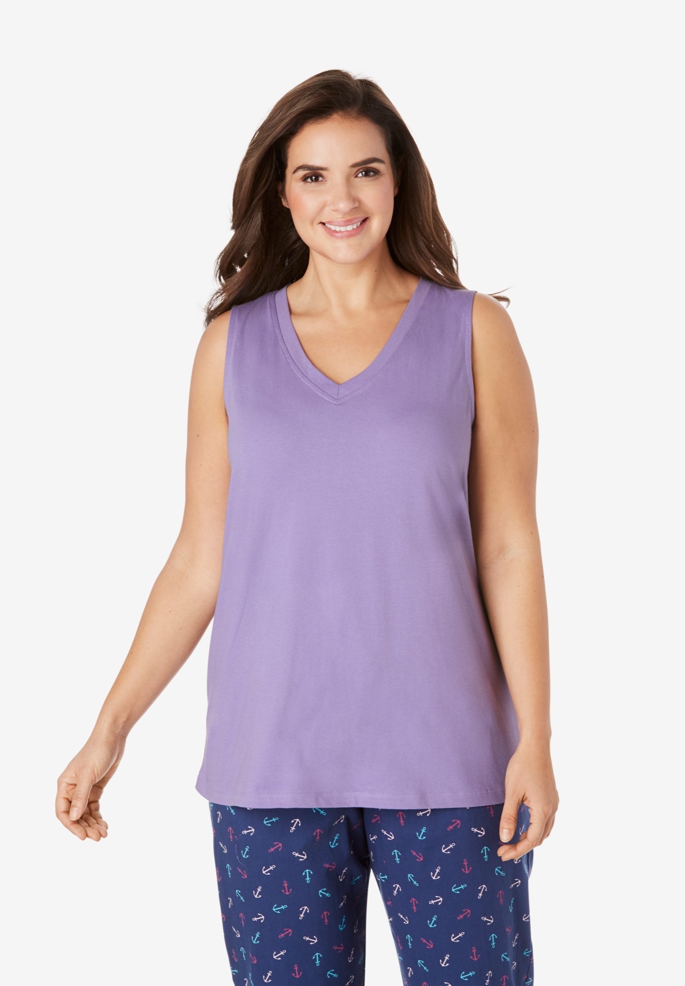 Cotton Sleep Tank Woman Within