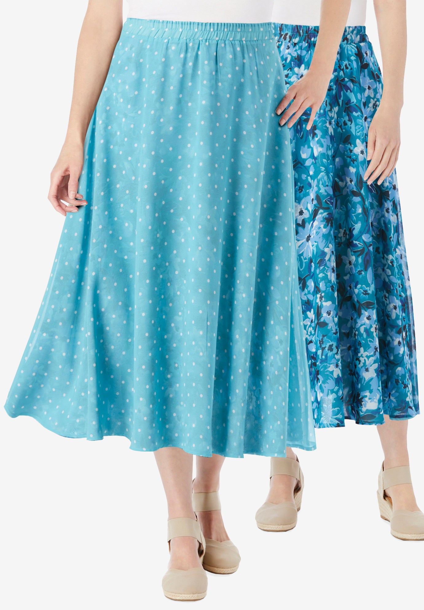 Reversible skirt Woman Within