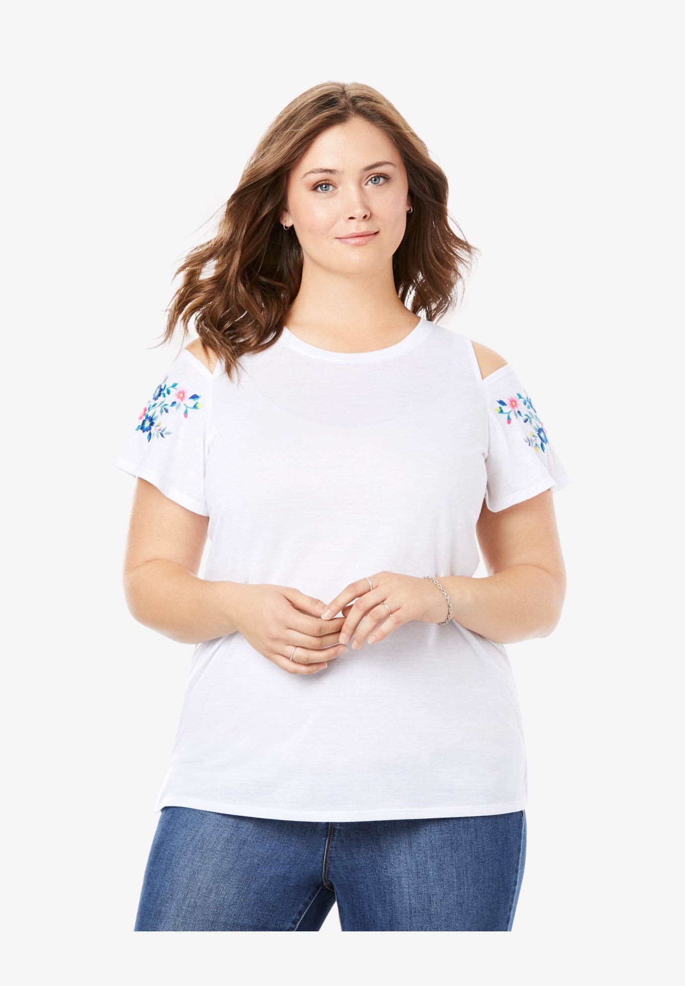 how to cut a cold shoulder t shirt