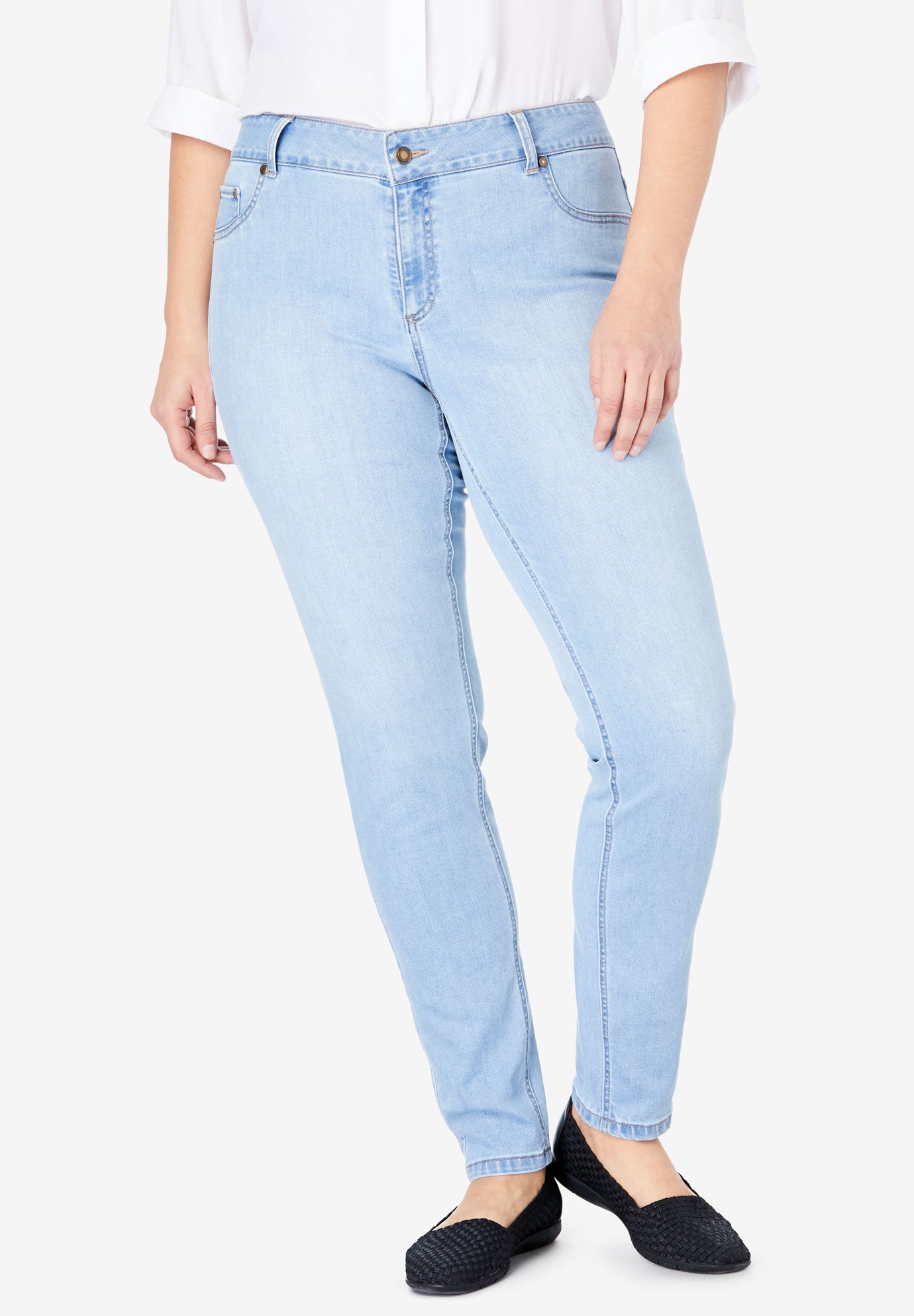 woman within jeggings