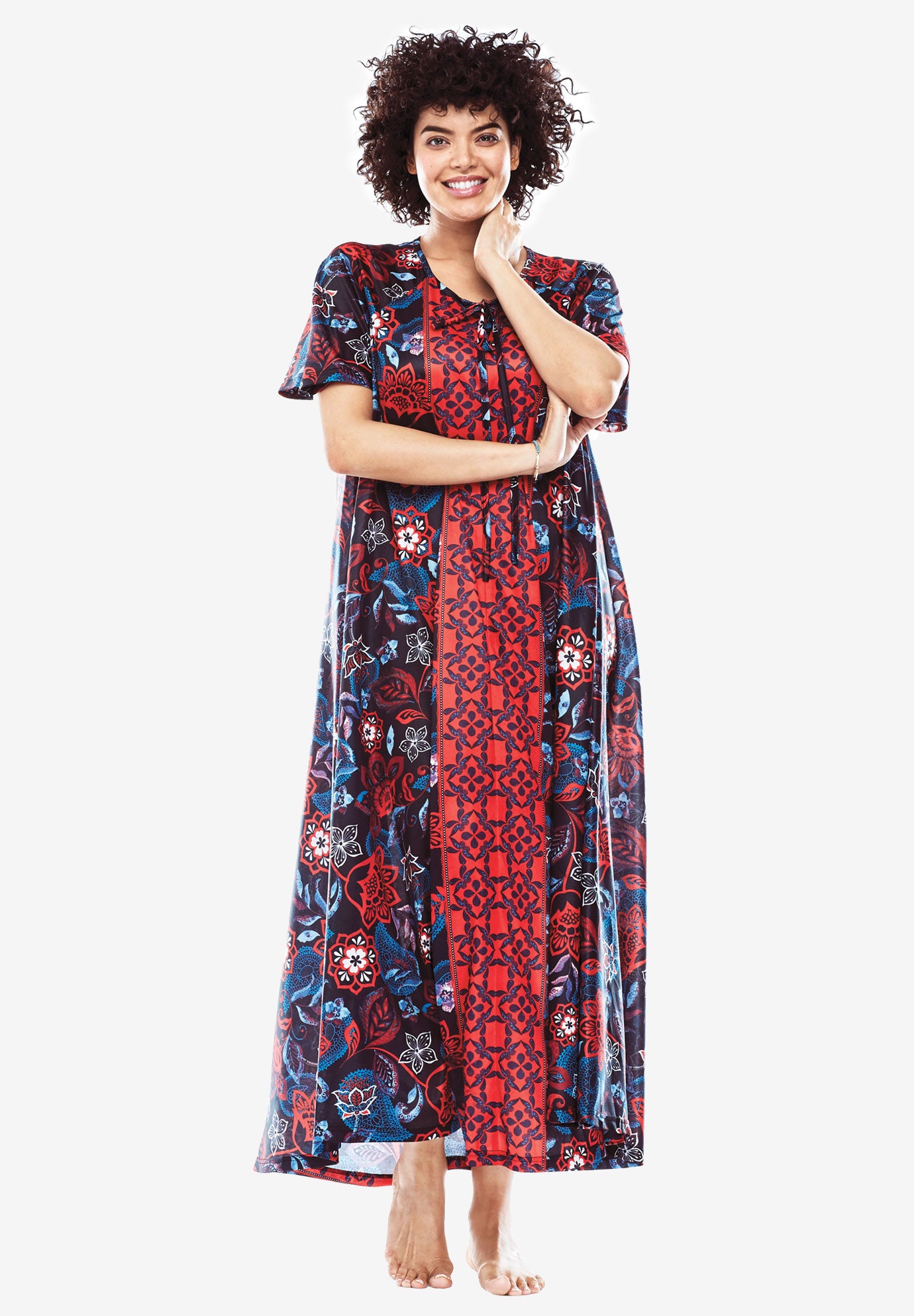 print crewneck lounger by only necessities plus size sleep plus size loungers