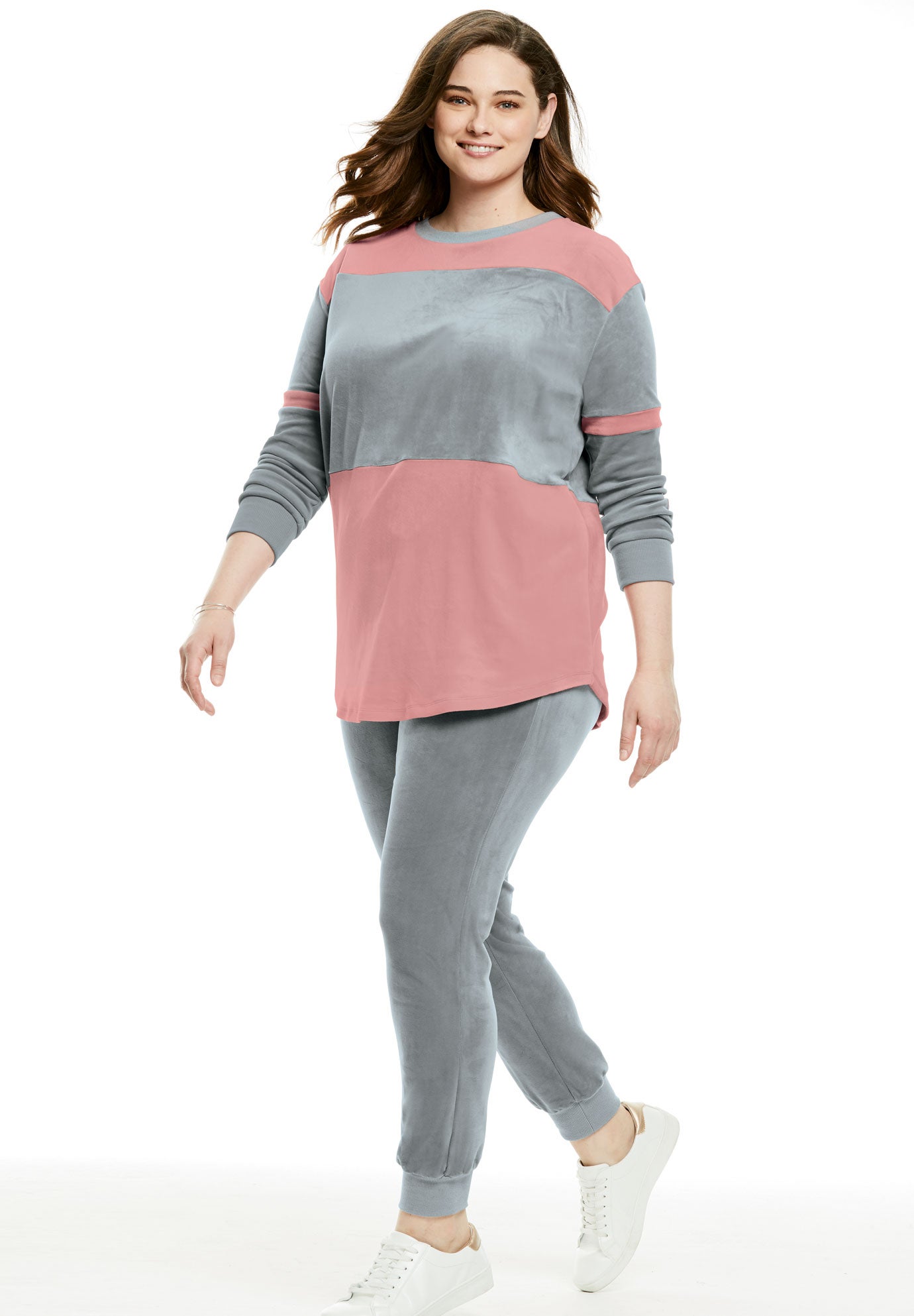 color block jogger set
