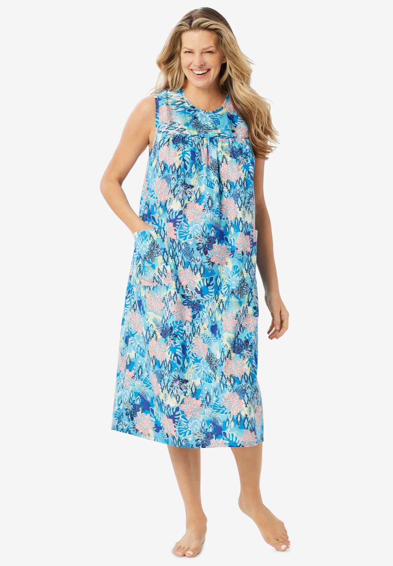 Ladies cotton loungers clearance