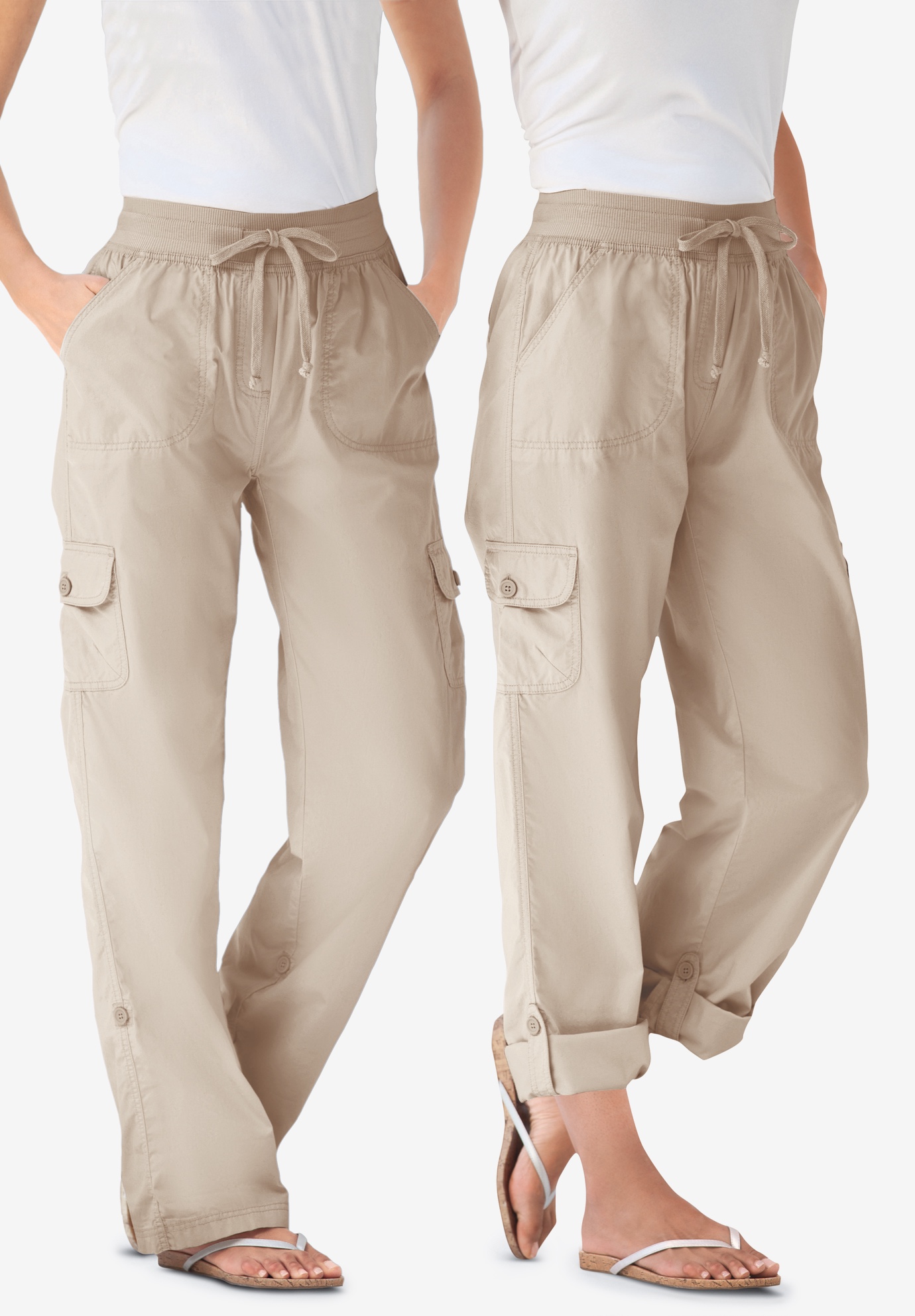 womens cargo capris clearance