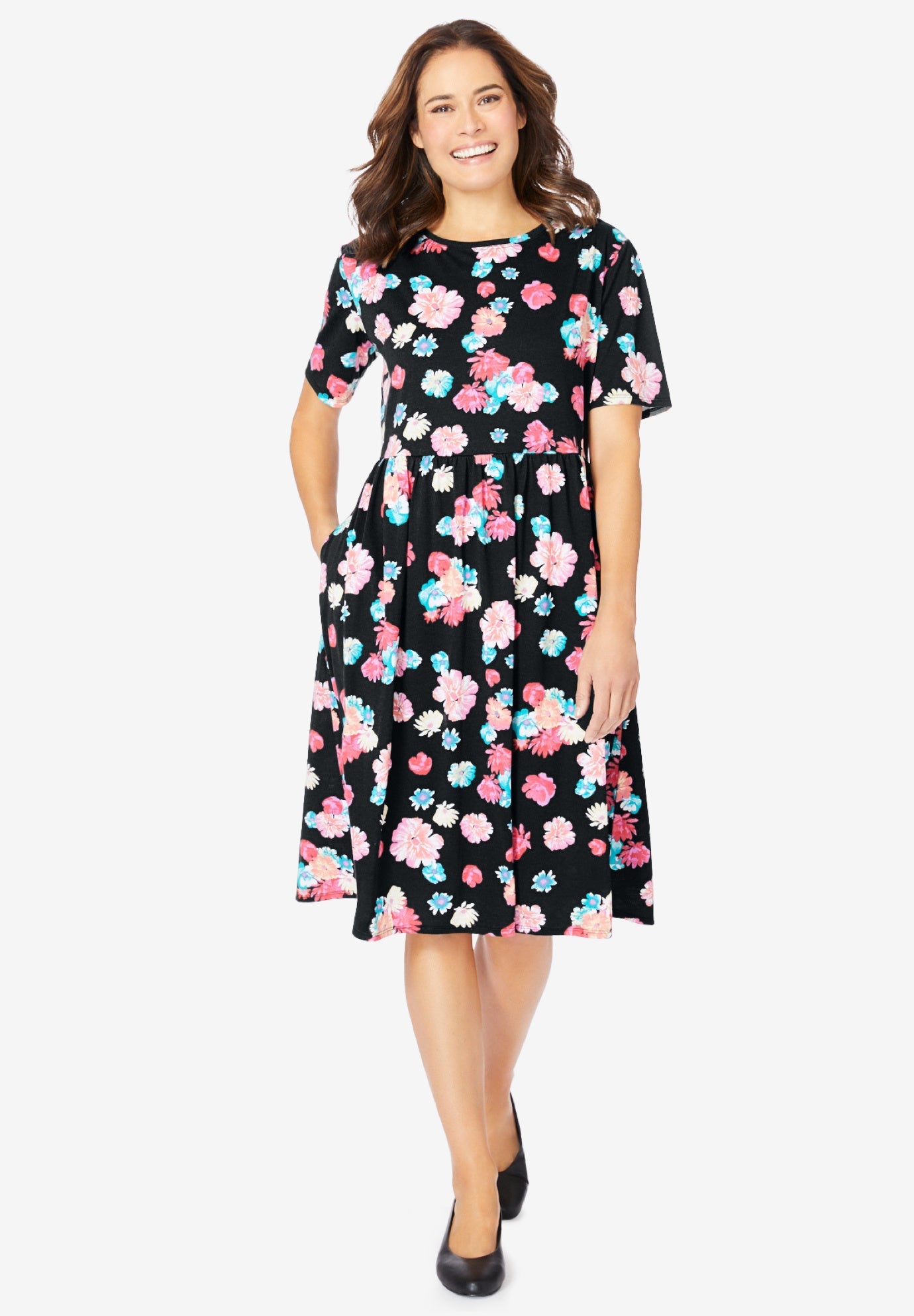 Everyday Essential Pocket Tee Dress main image 1