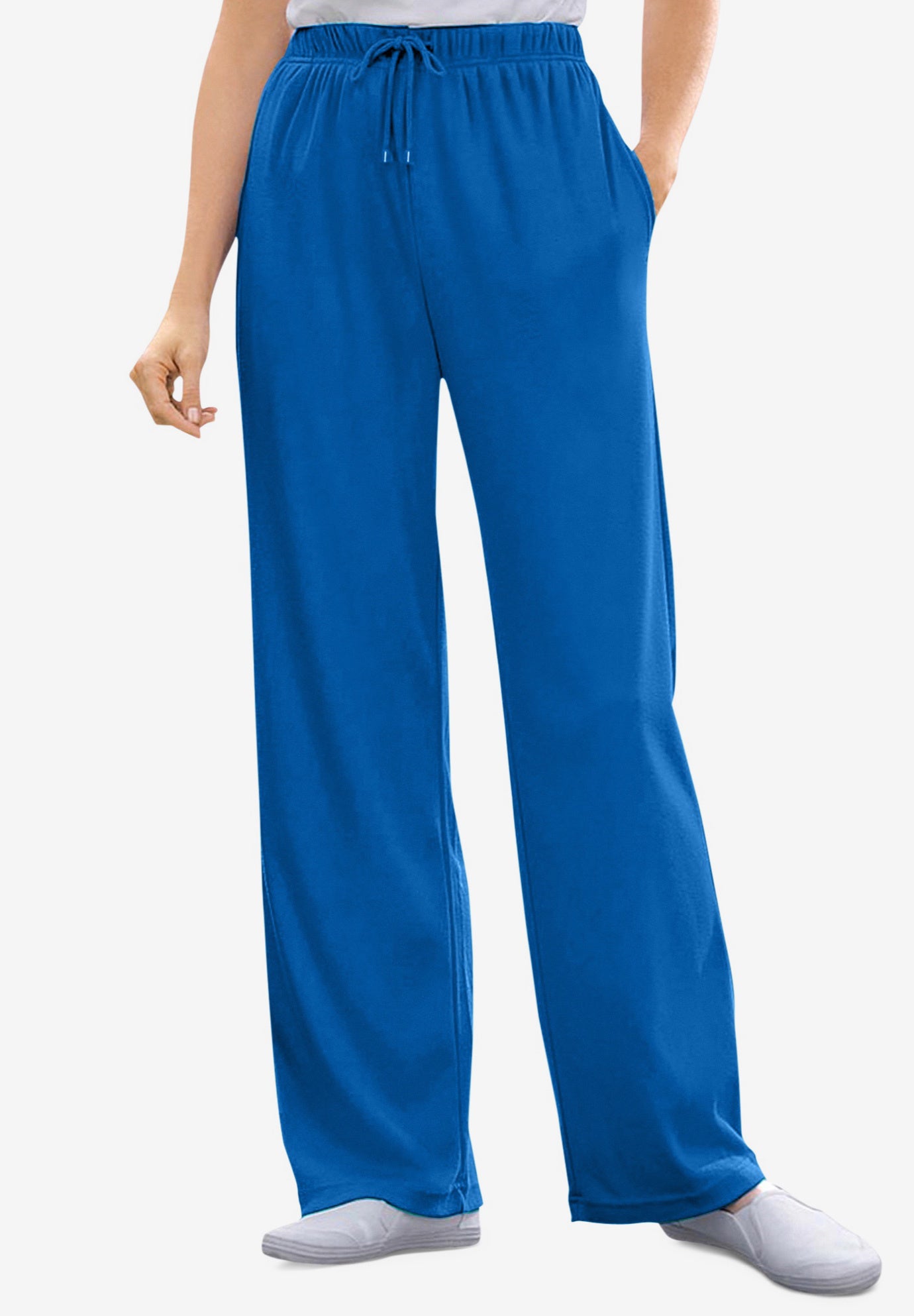 straight leg knit pants