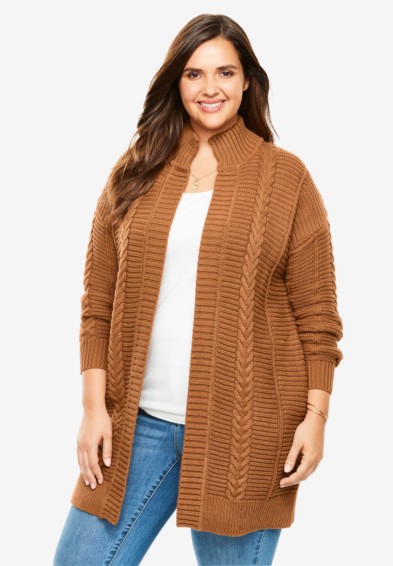 plus size chunky cardigans