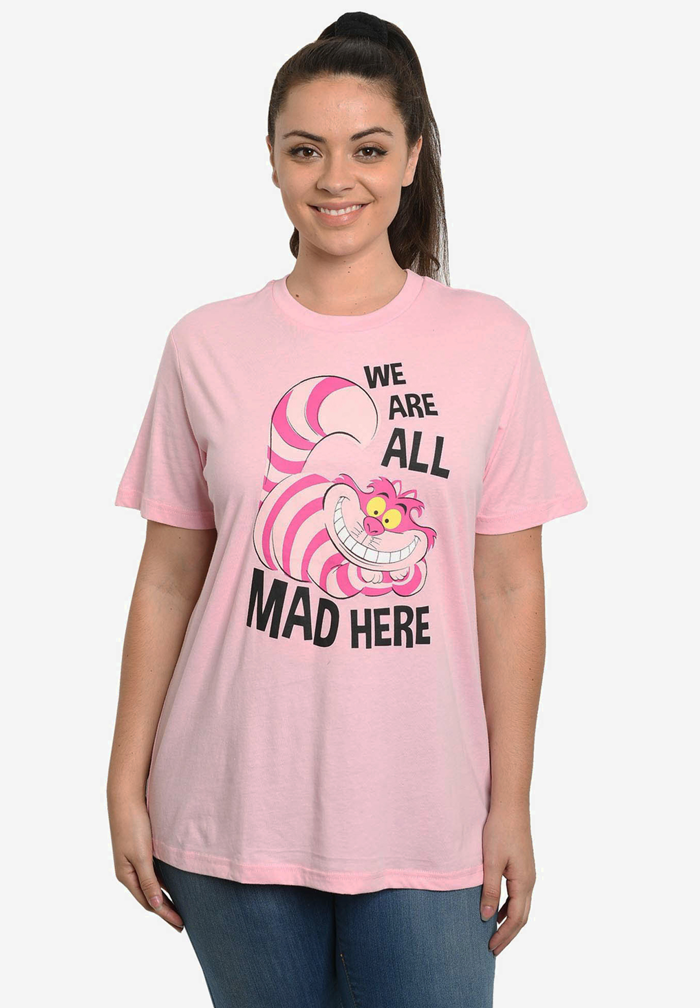 Disney Womens Alice in Wonderland Mad Here Sweatshirt 