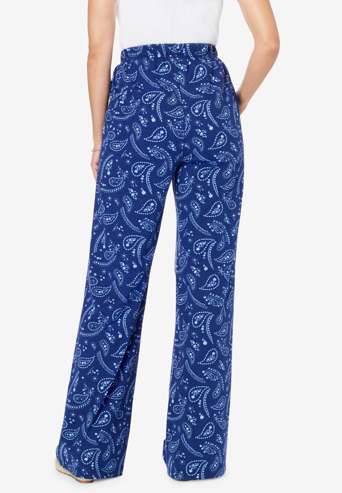 Printed PullOn Pants Woman Within