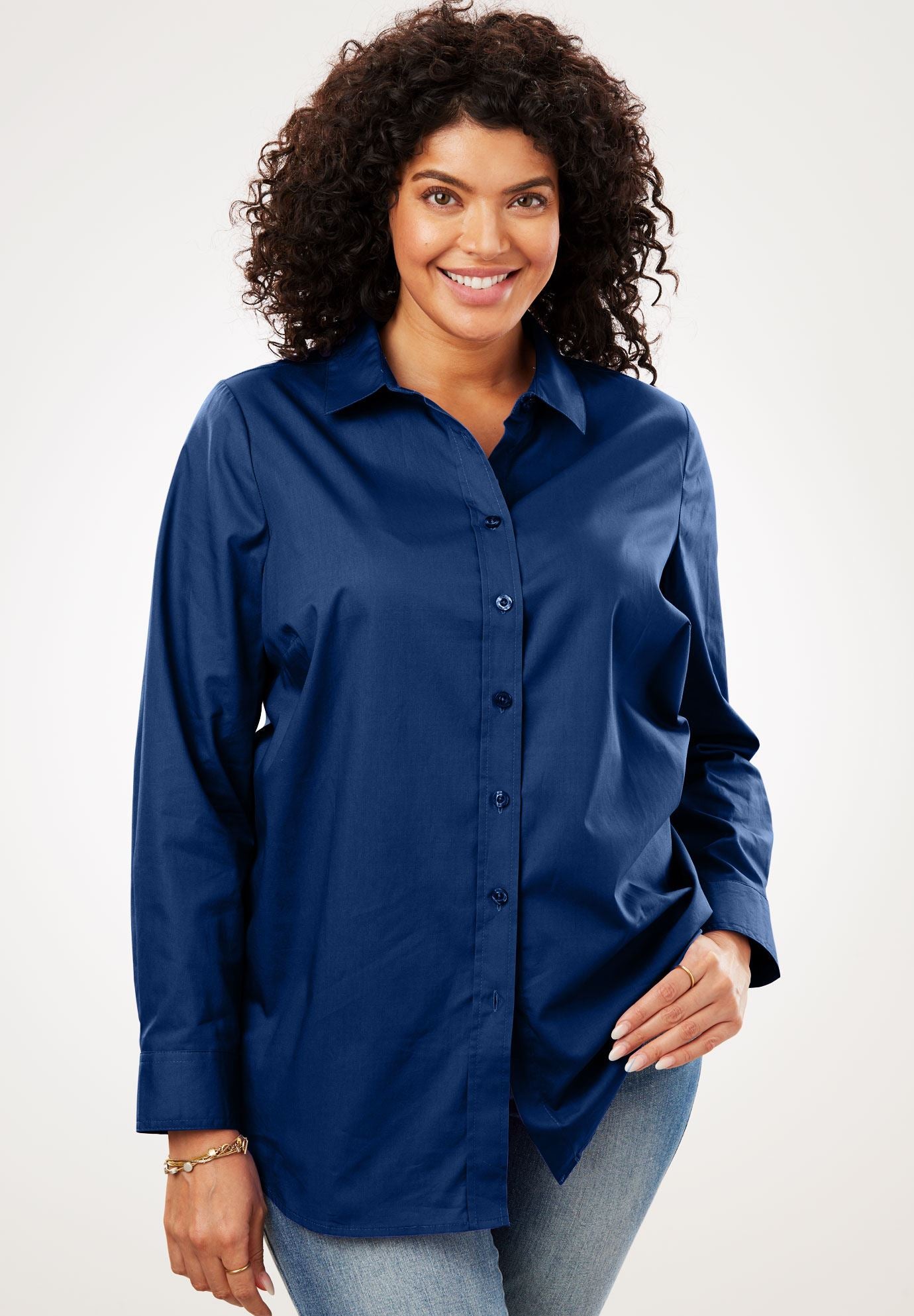 long sleeve perfect shirt plus size shirts blouses woman within long plus size shirts
