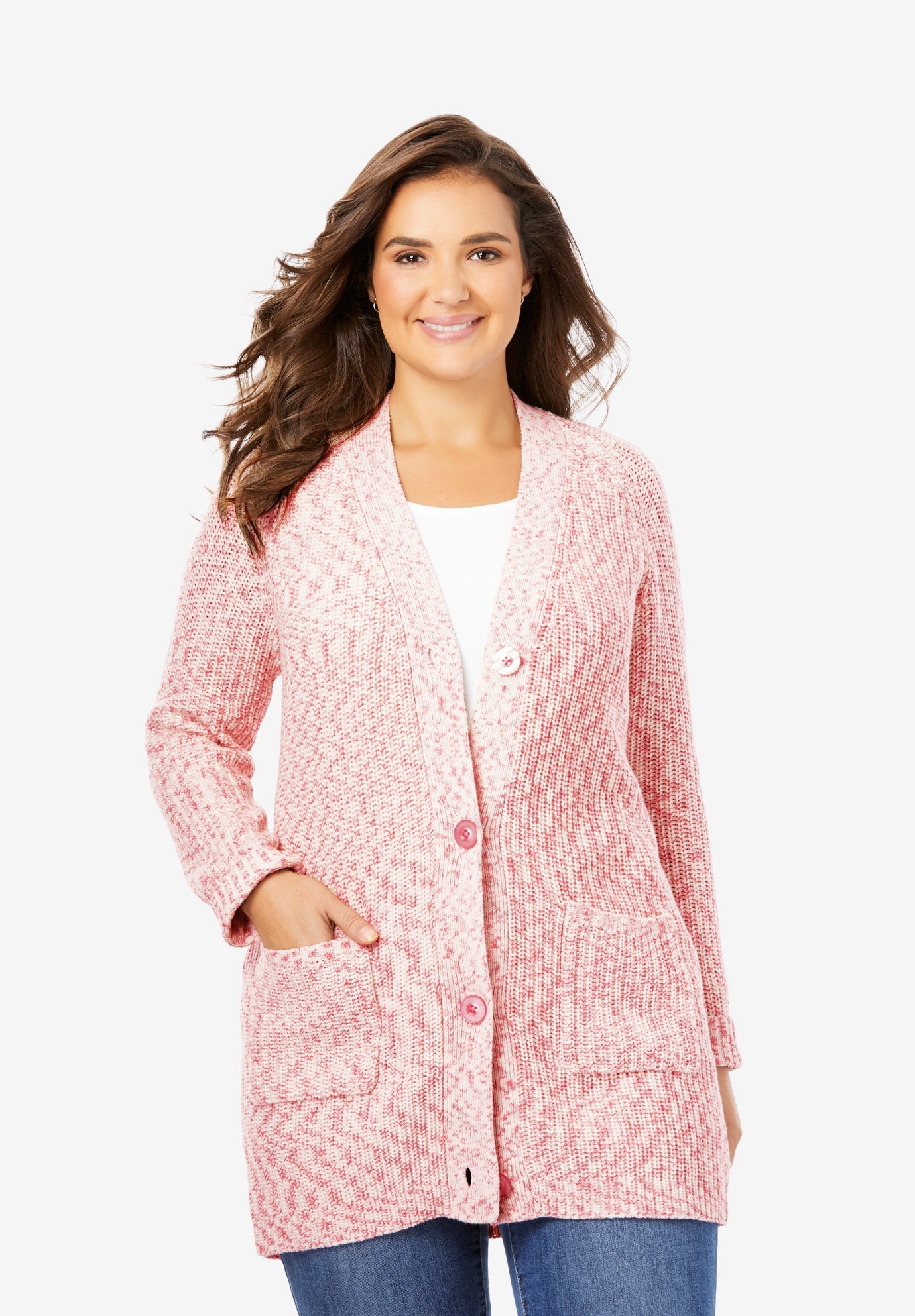 shaker cardigan sweater