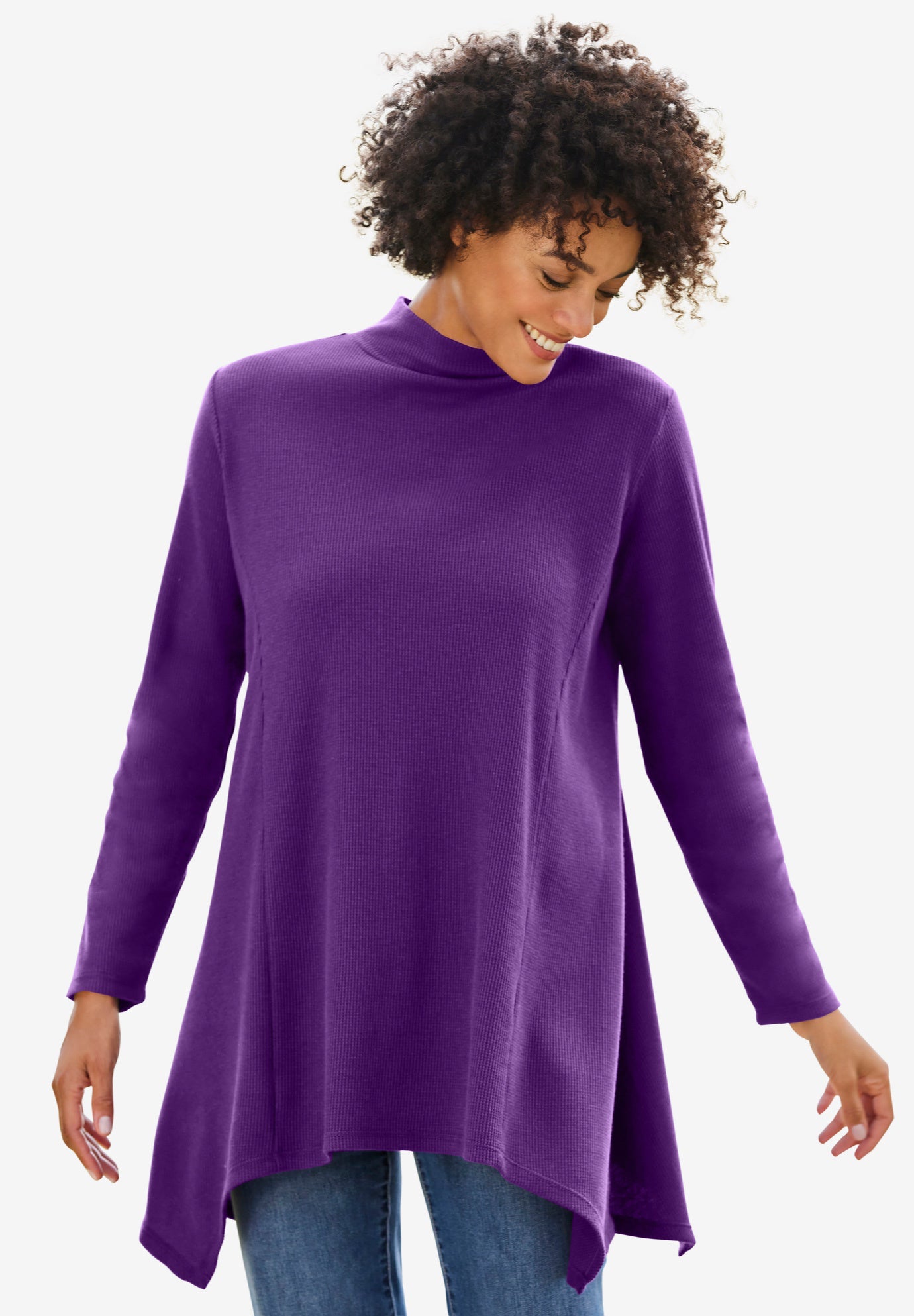 Sharkbite Hem Tunic Woman Within sharkbite-hem-tunic-woman-within