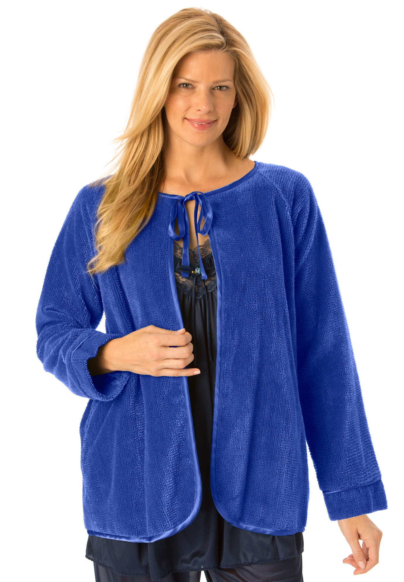 Chenille bed jacket by Only Necessities® Woman Within