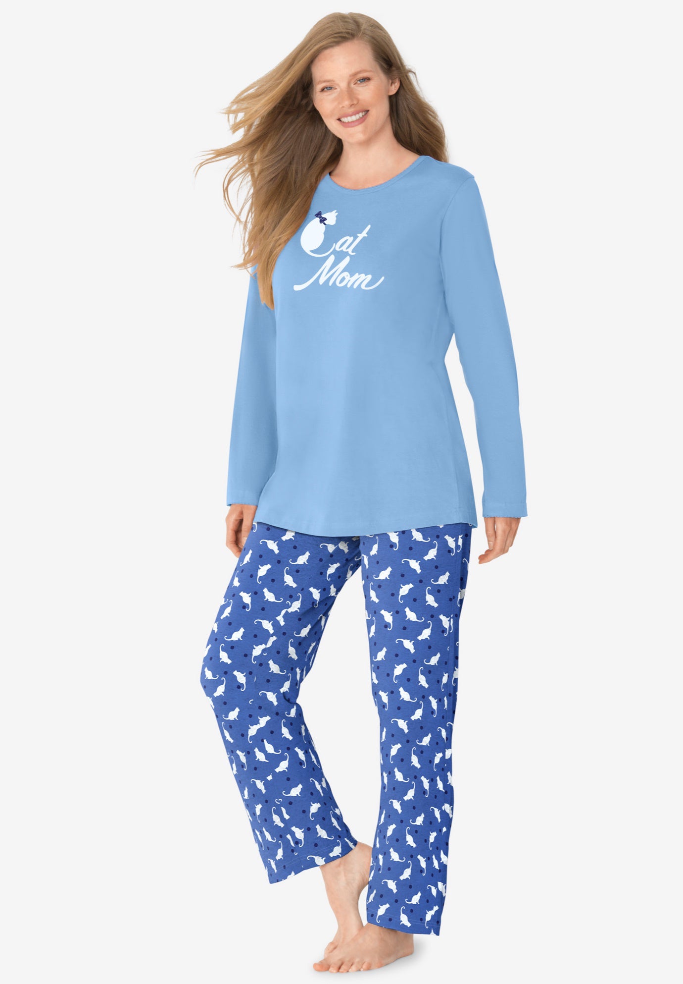 Cat mom pajamas clearance