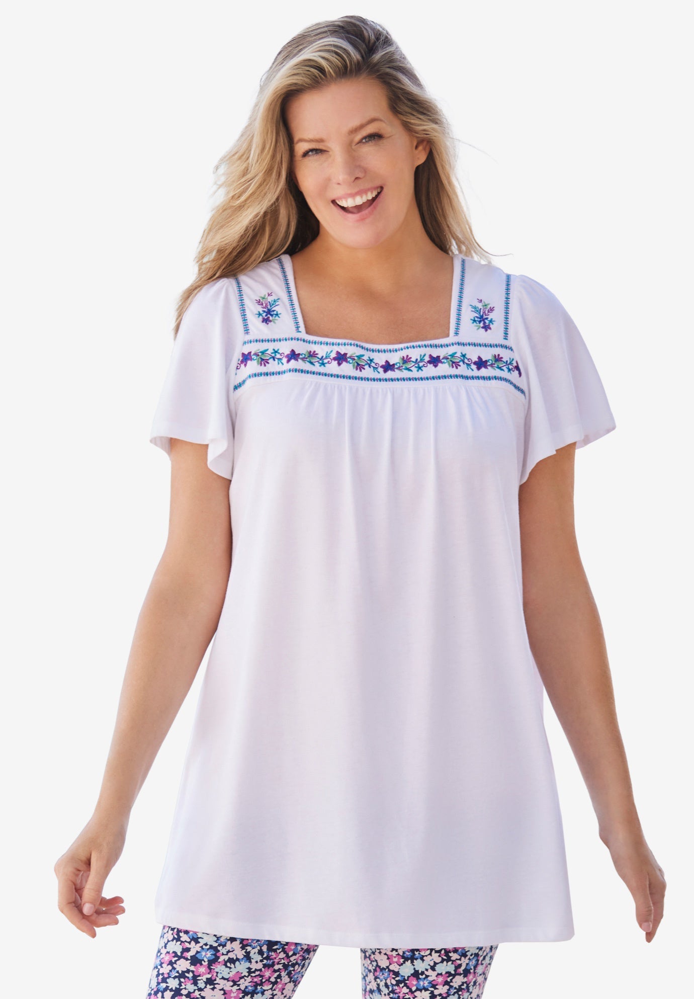 Square Rib Tunic main image 1