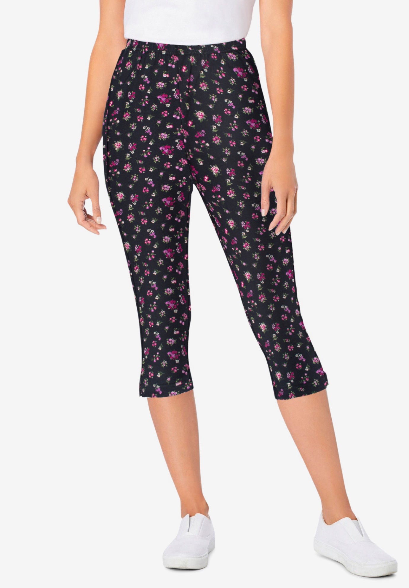 Printed capri leggings